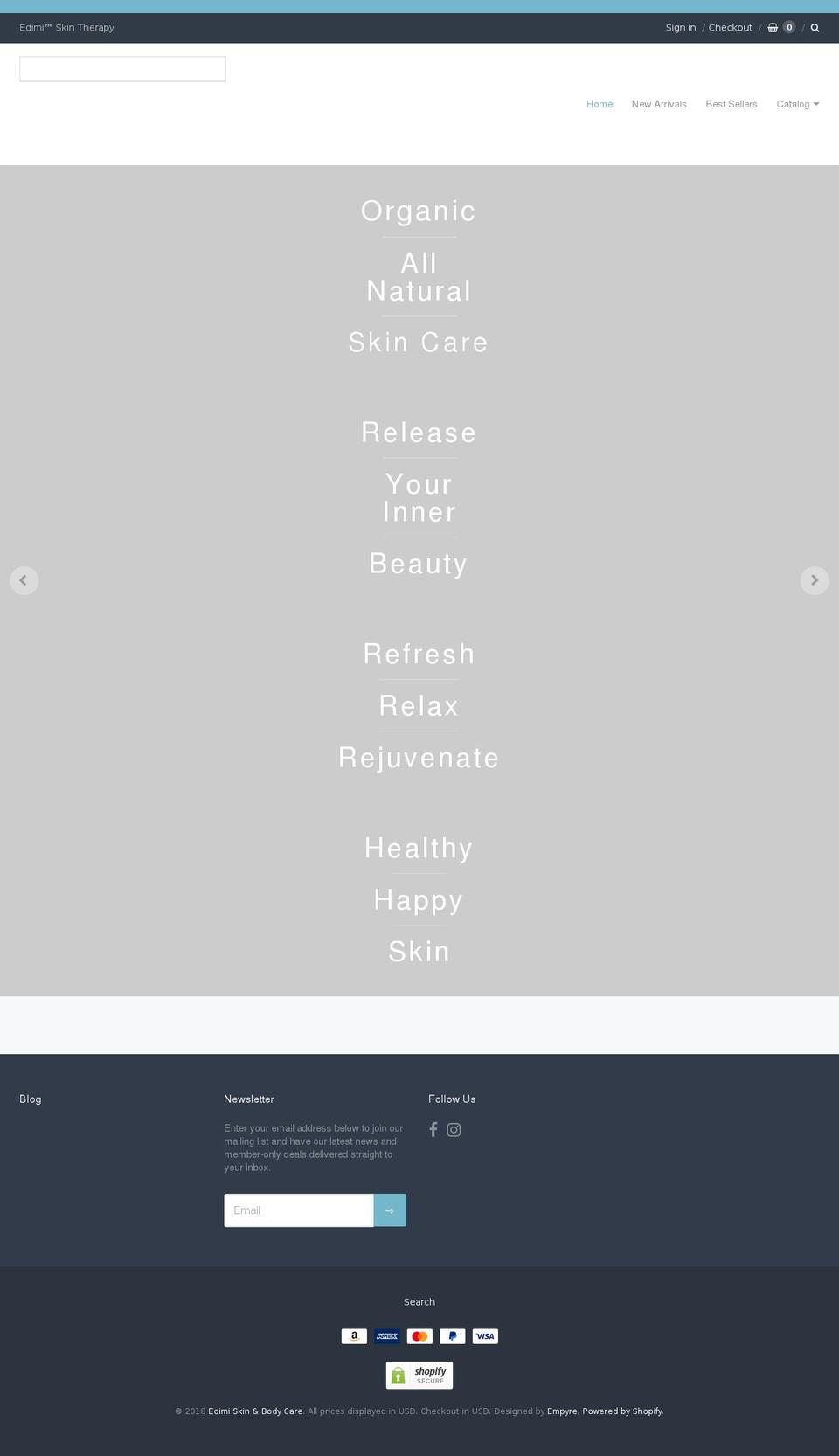 edimi.com — Shopify storefront screenshot