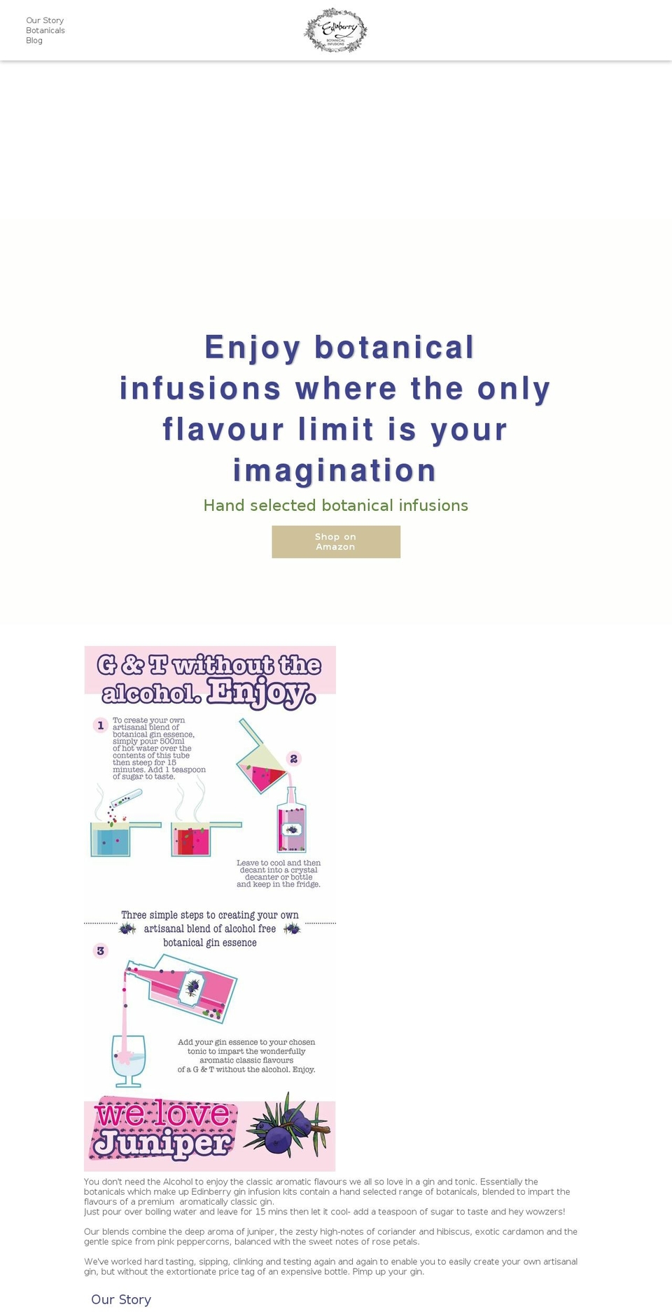 edinberry.com — Shopify storefront screenshot