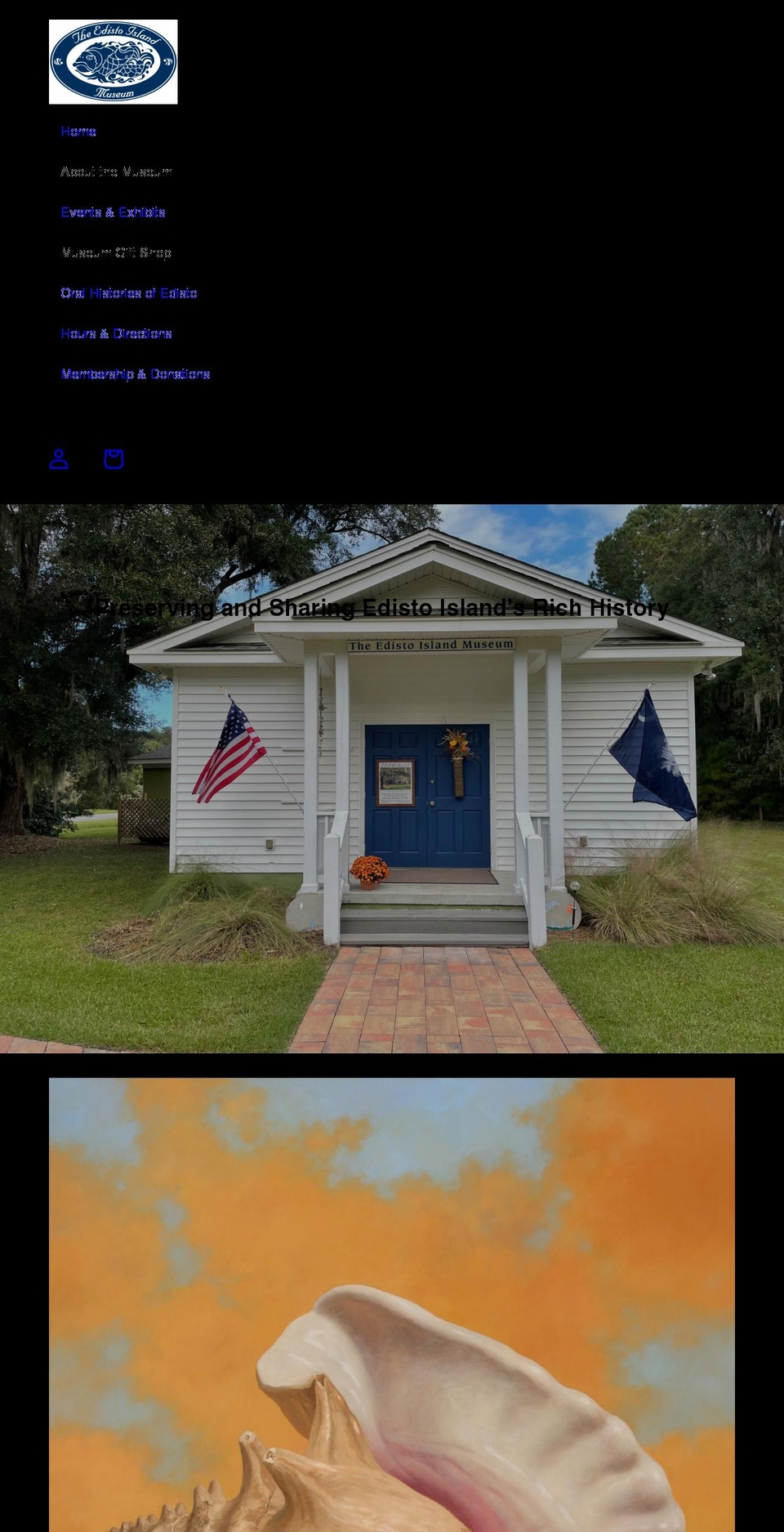 edistomuseum.myshopify.com shopify website screenshot