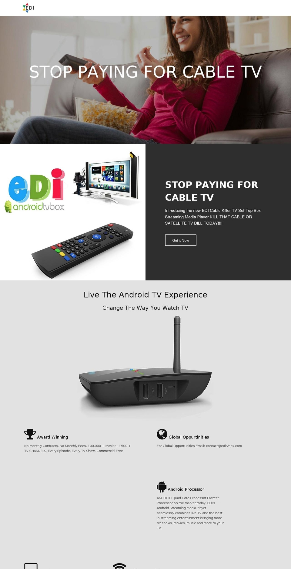 editechnologiesinc.com shopify website screenshot