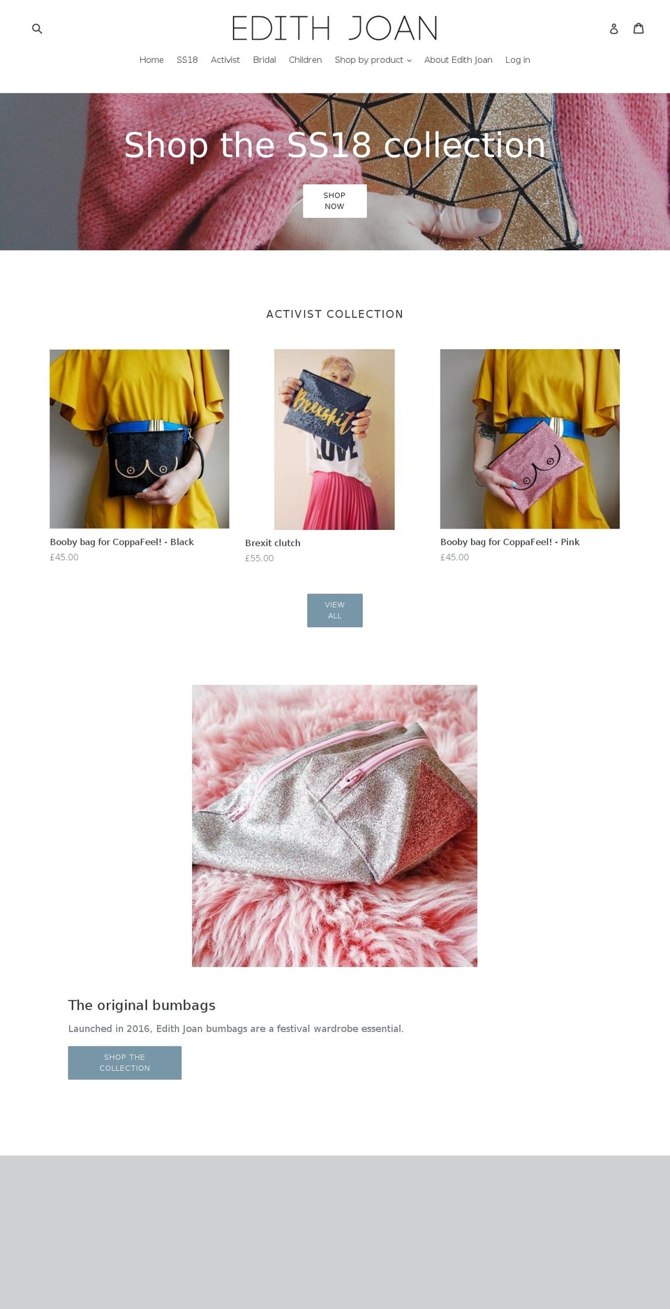 edithjoan.com — Shopify storefront screenshot