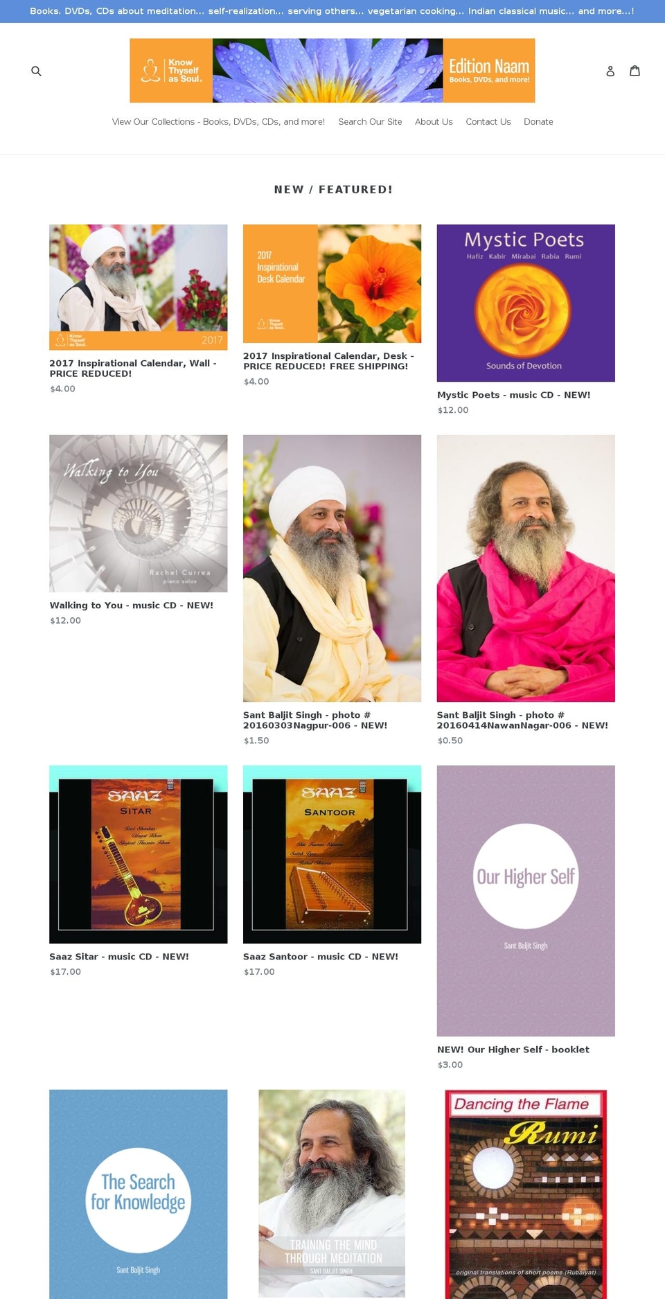 editionnaam.com shopify website screenshot