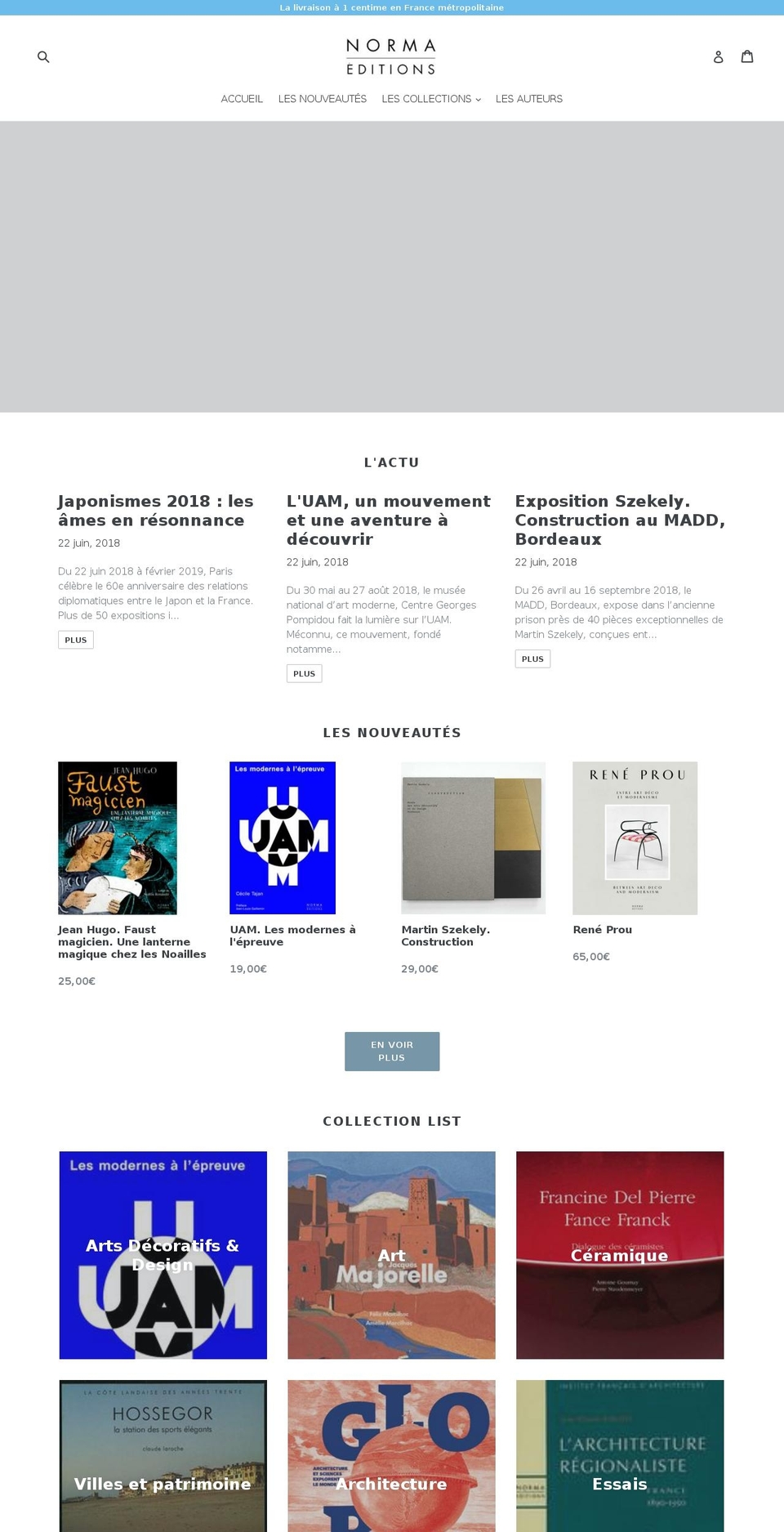 editions-norma.com shopify website screenshot