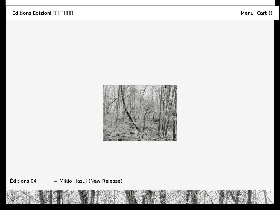 editions03.com shopify website screenshot
