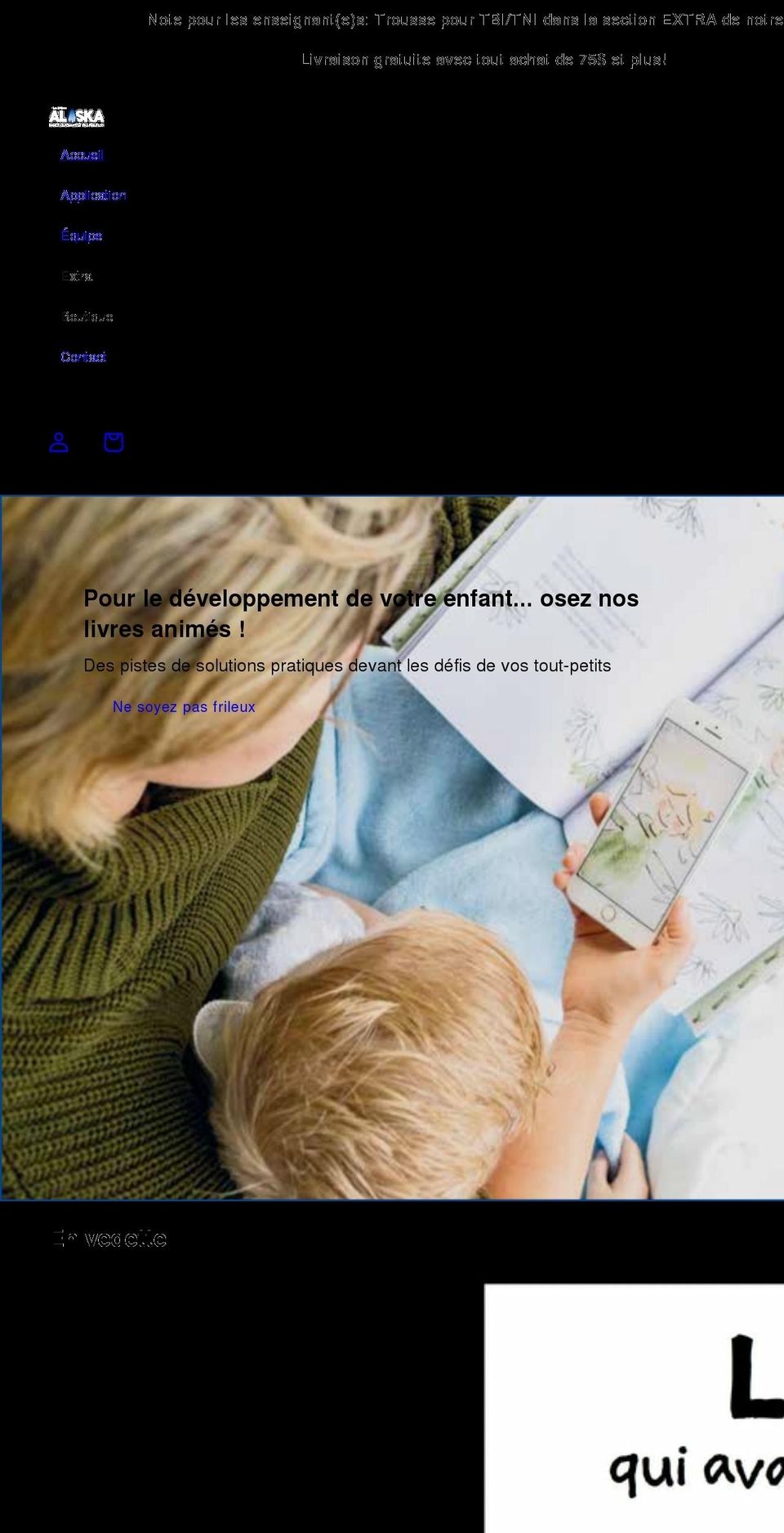 editionsalaska.com shopify website screenshot