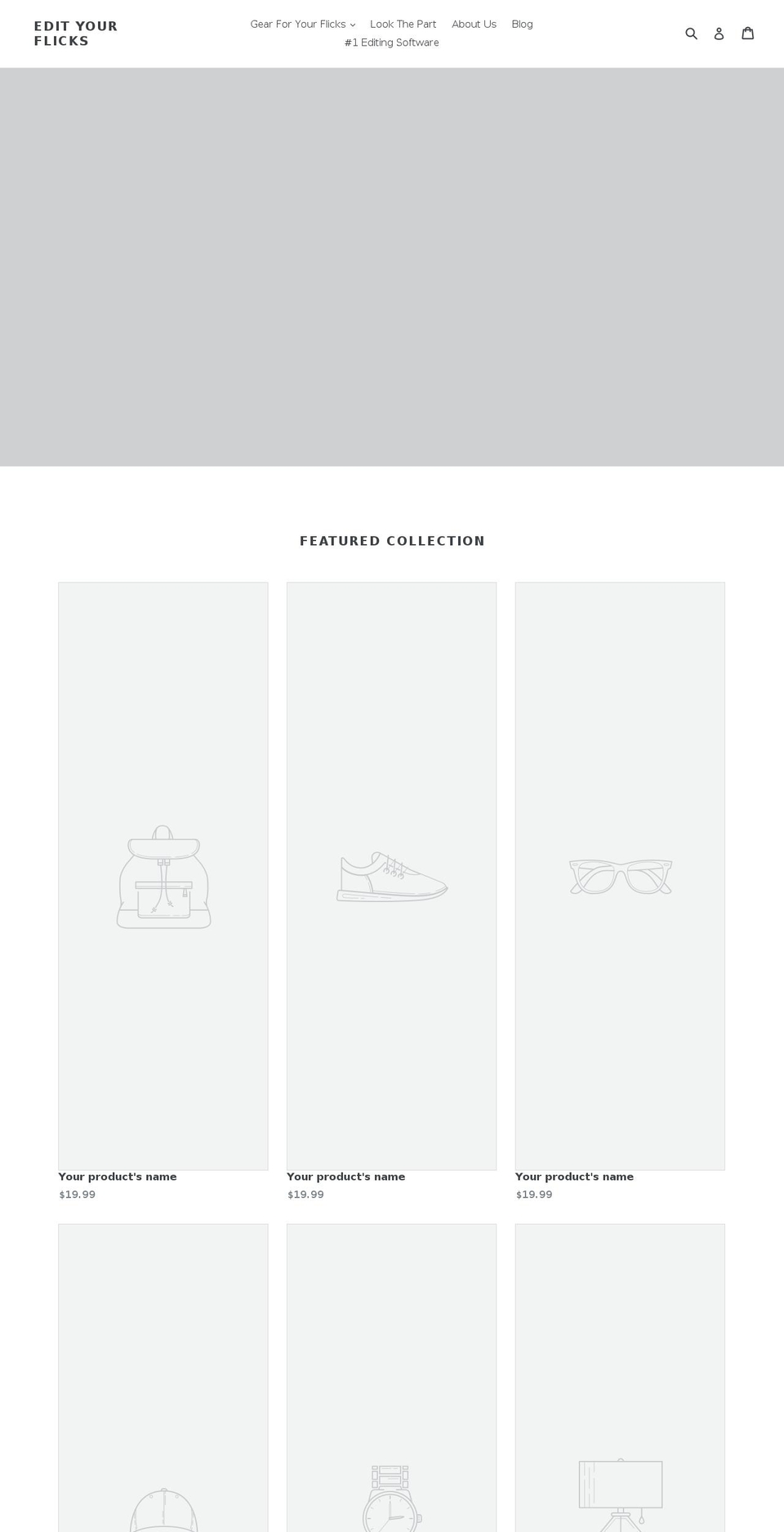 edityourflicks.com — Shopify storefront screenshot
