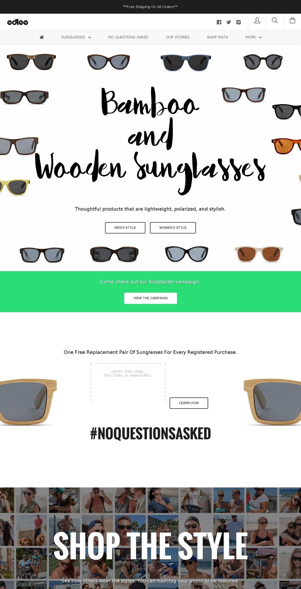 edleedesigns.com shopify website screenshot