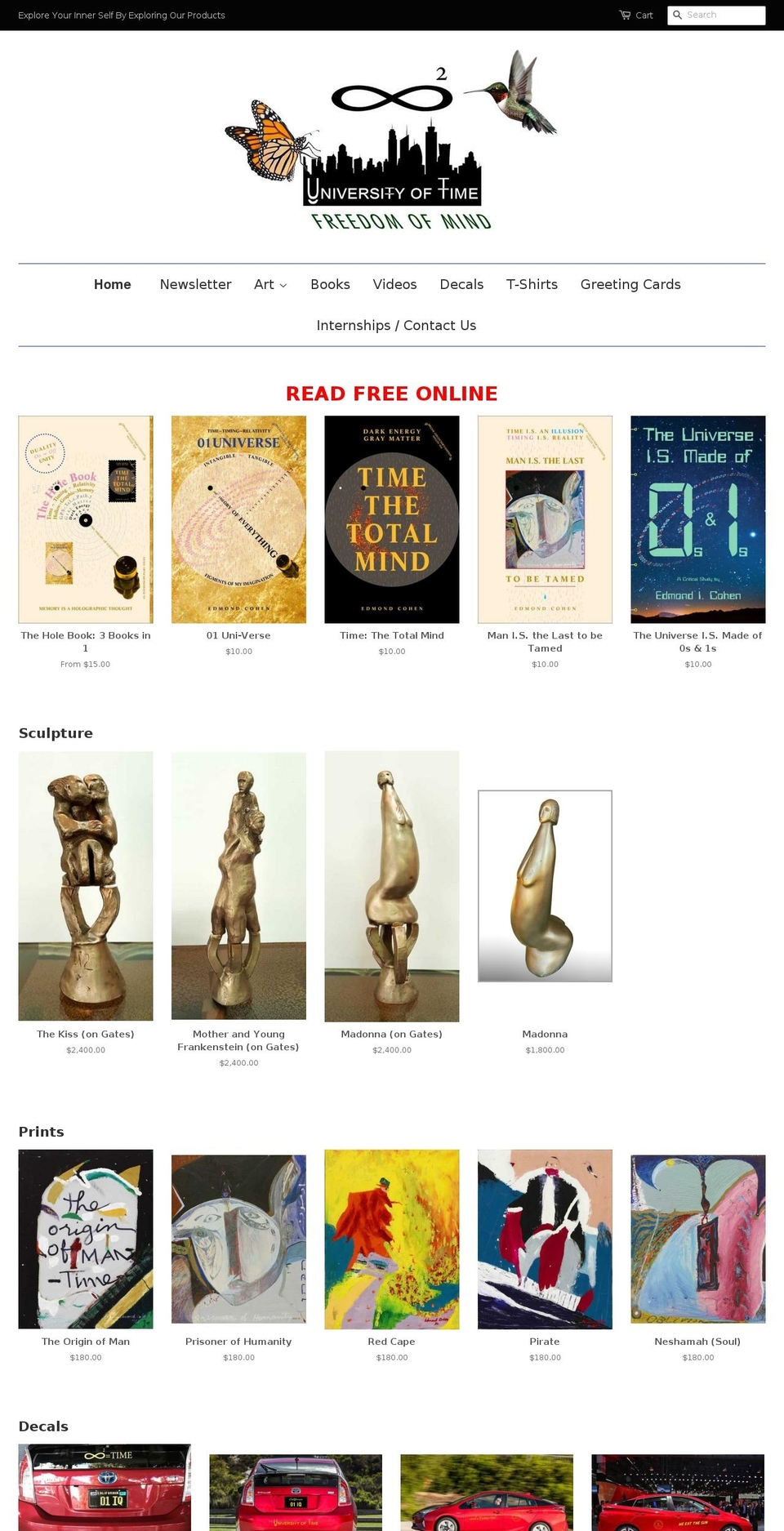 edmondcohen.com — Shopify storefront screenshot