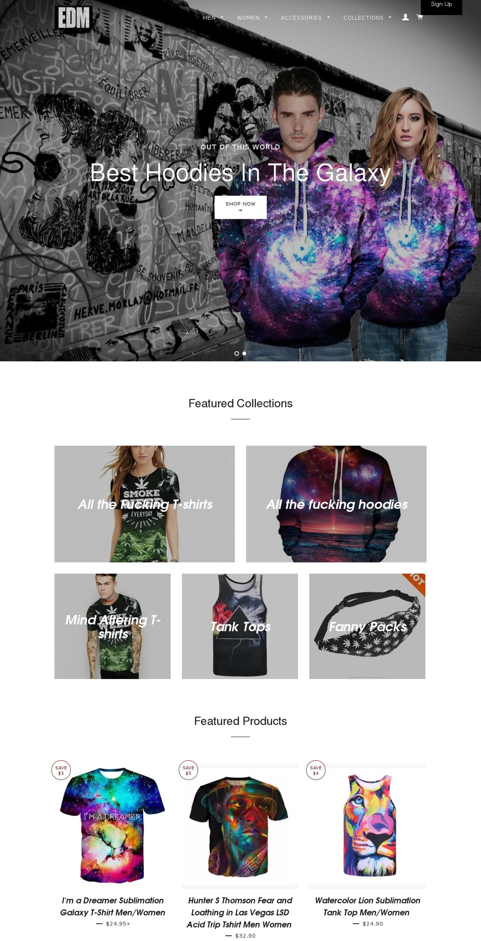 edmunderground.com — Shopify storefront screenshot