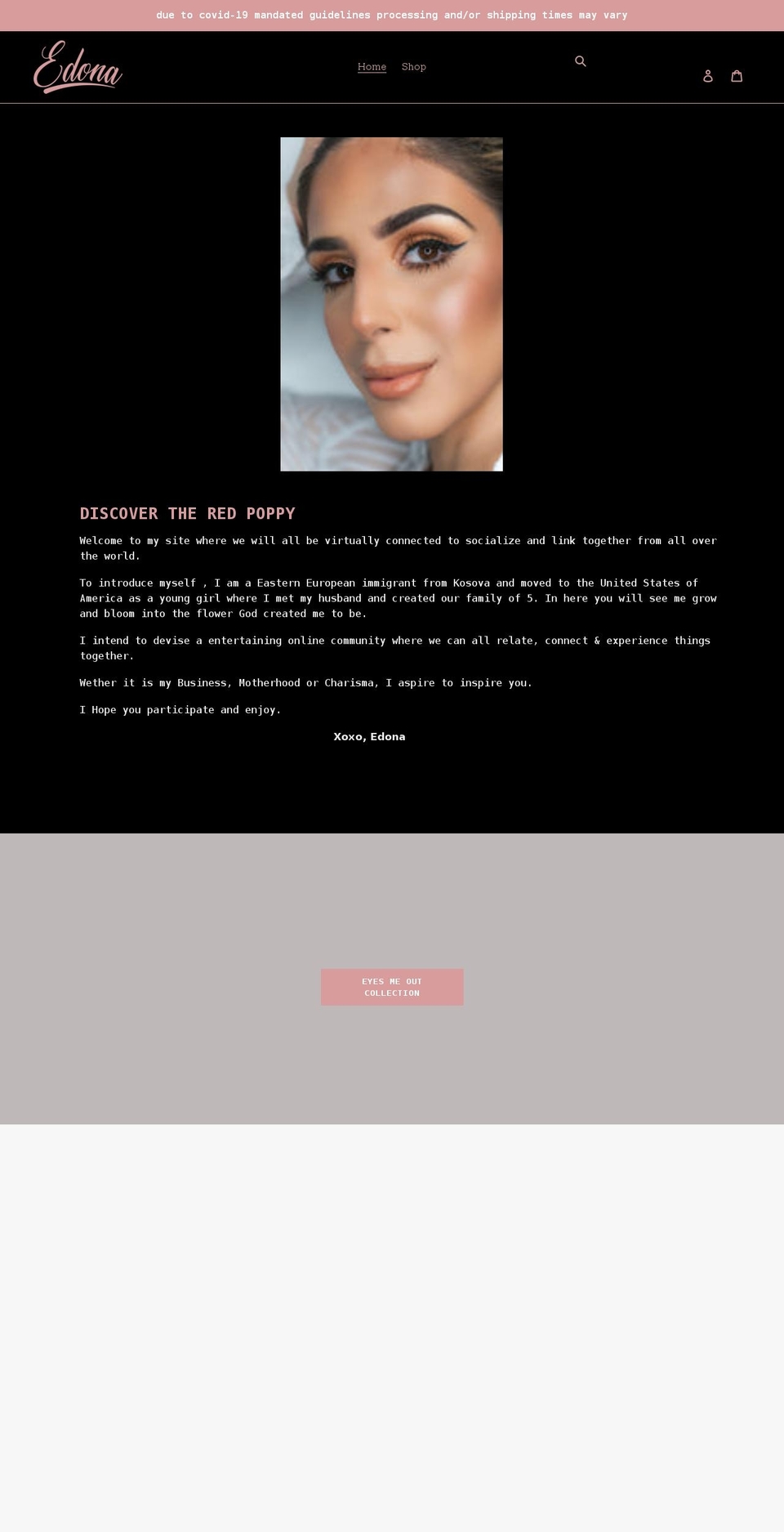 edonadelosrios.com shopify website screenshot