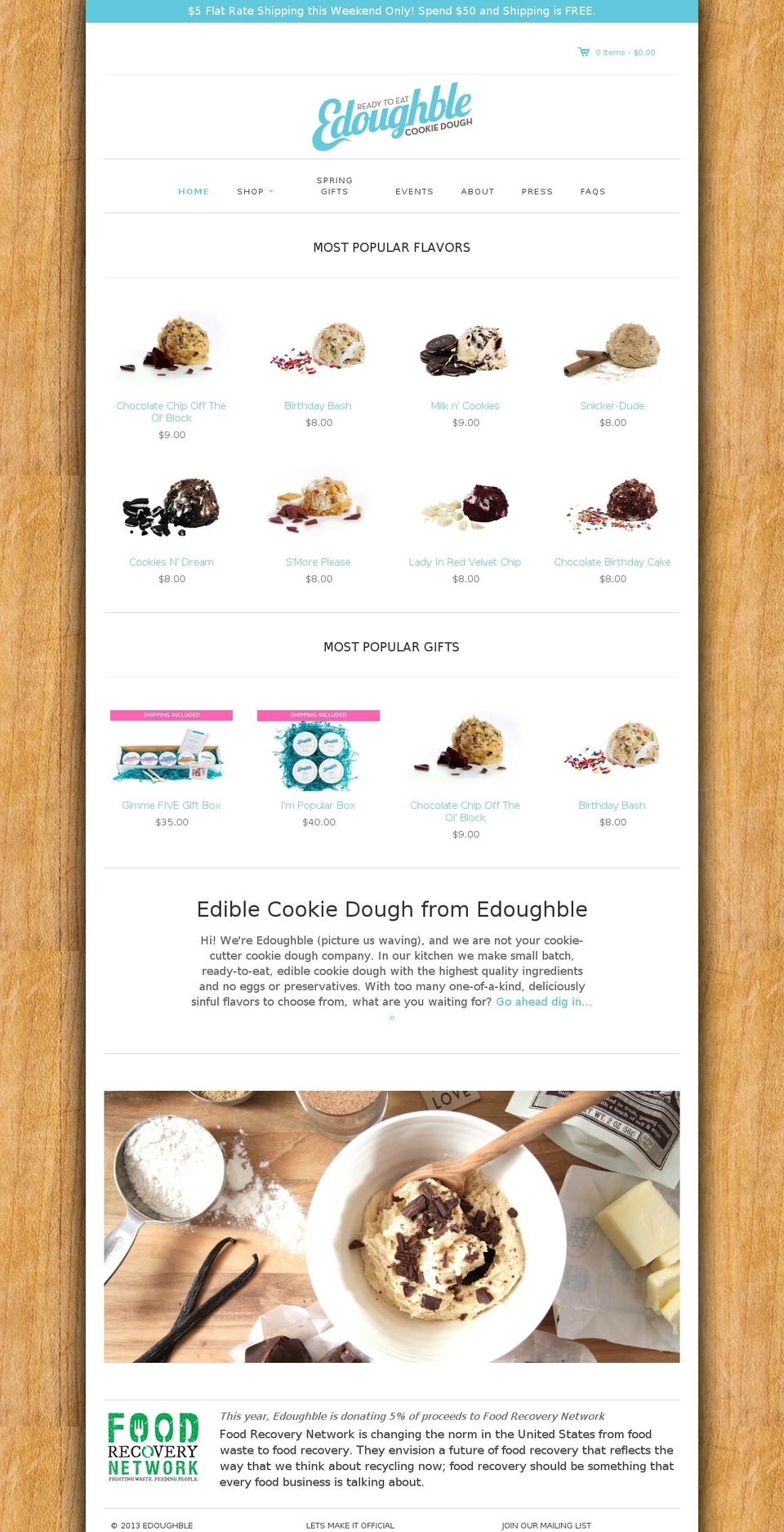 edoughble.com shopify website screenshot