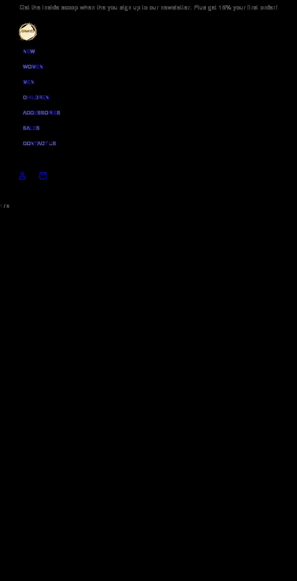 edowayes.com shopify website screenshot
