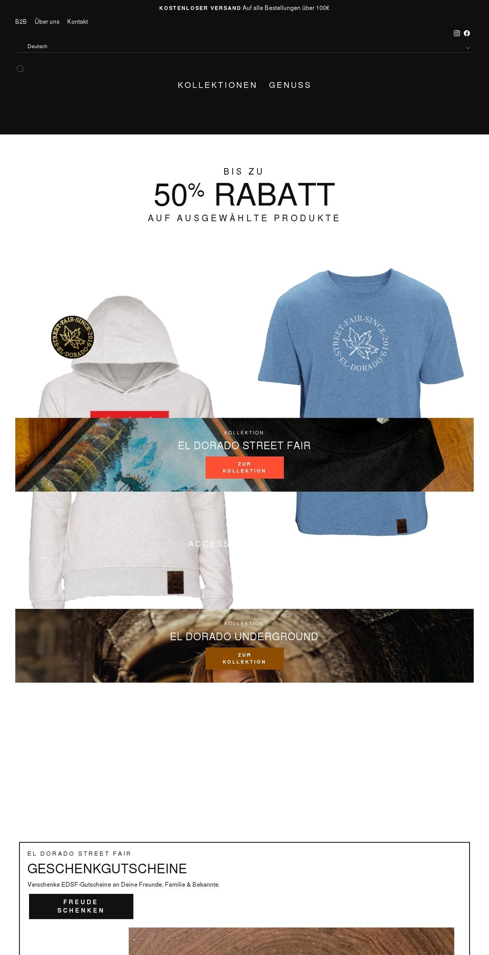 edsf.shop shopify website screenshot