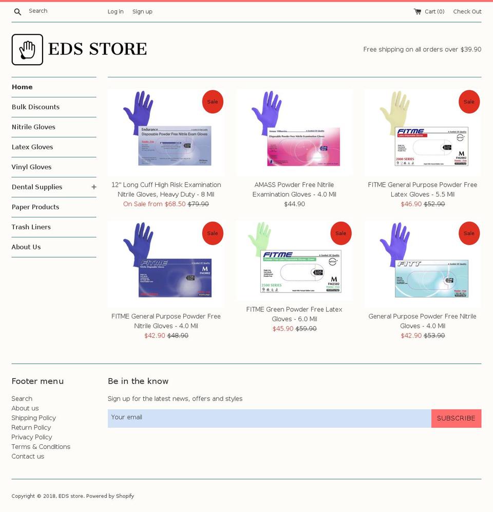edsstores.com shopify website screenshot