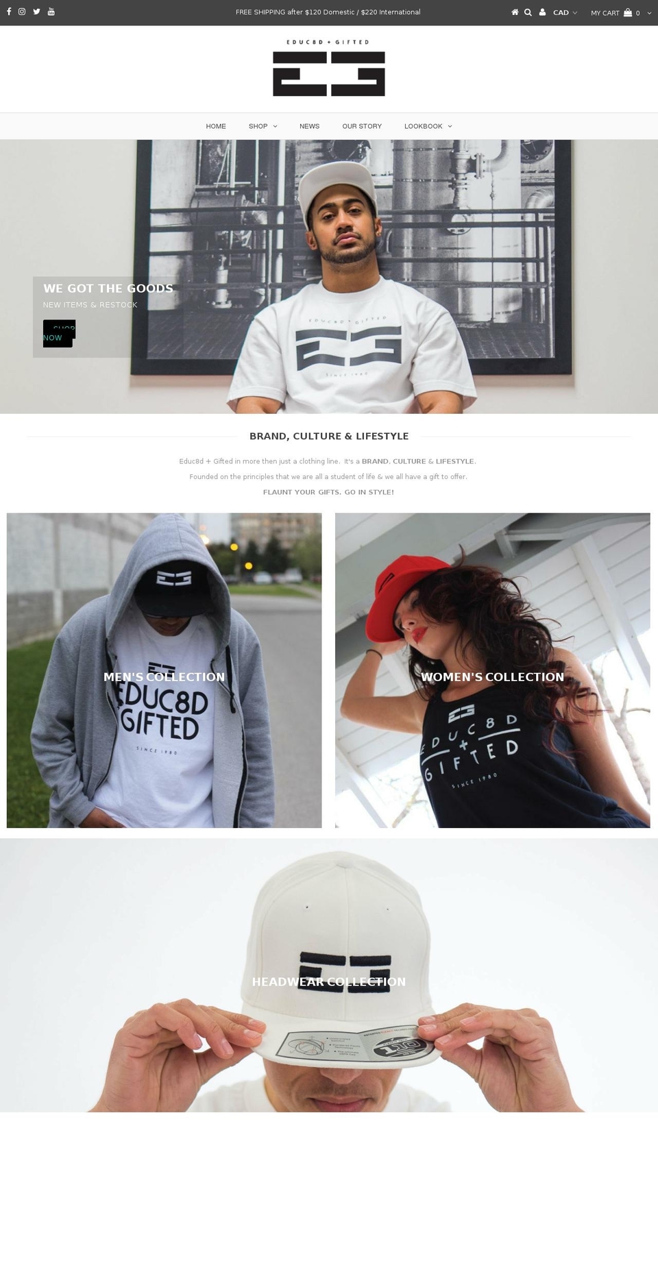 educ8dgifted.com shopify website screenshot