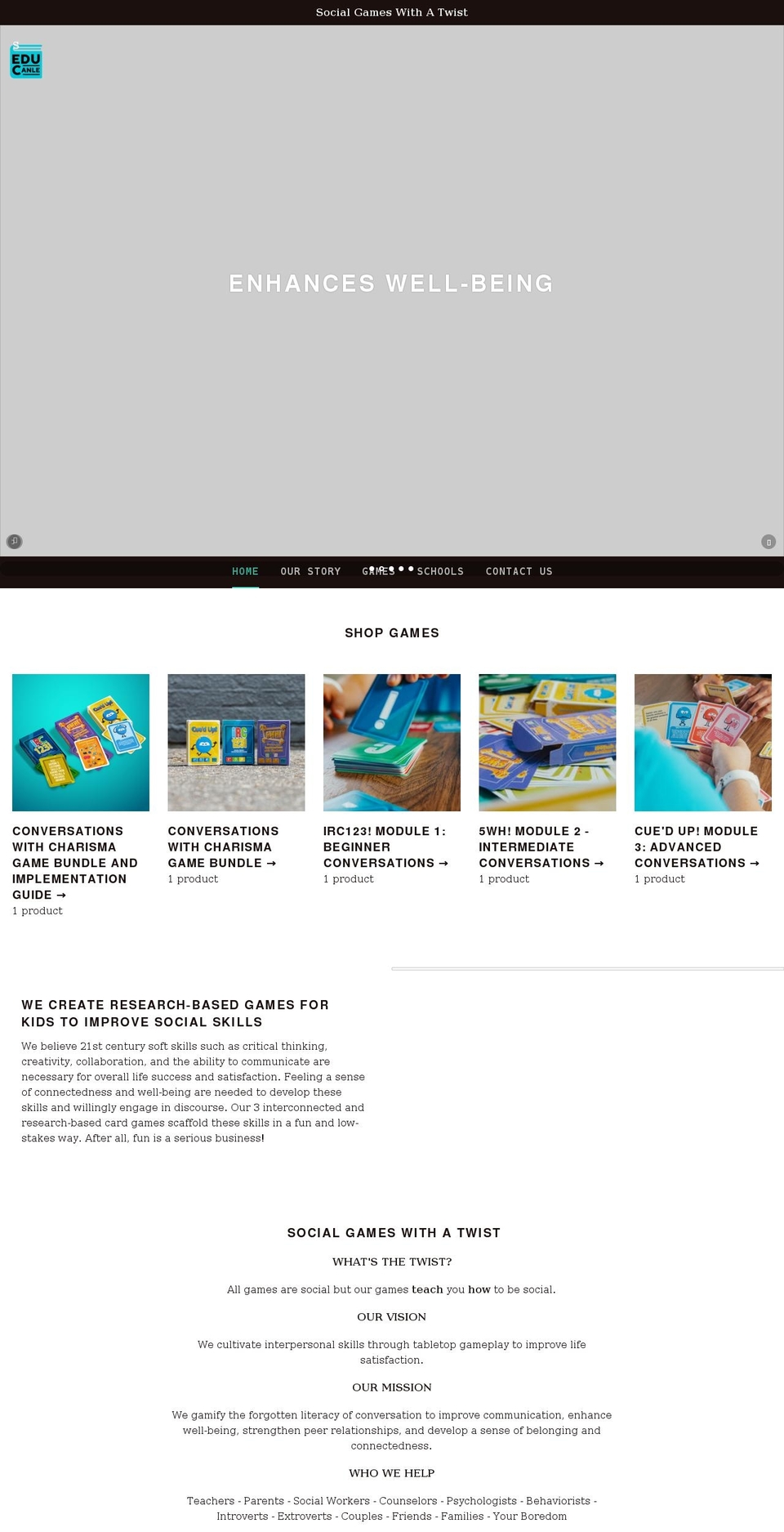 educanlepresents.com shopify website screenshot