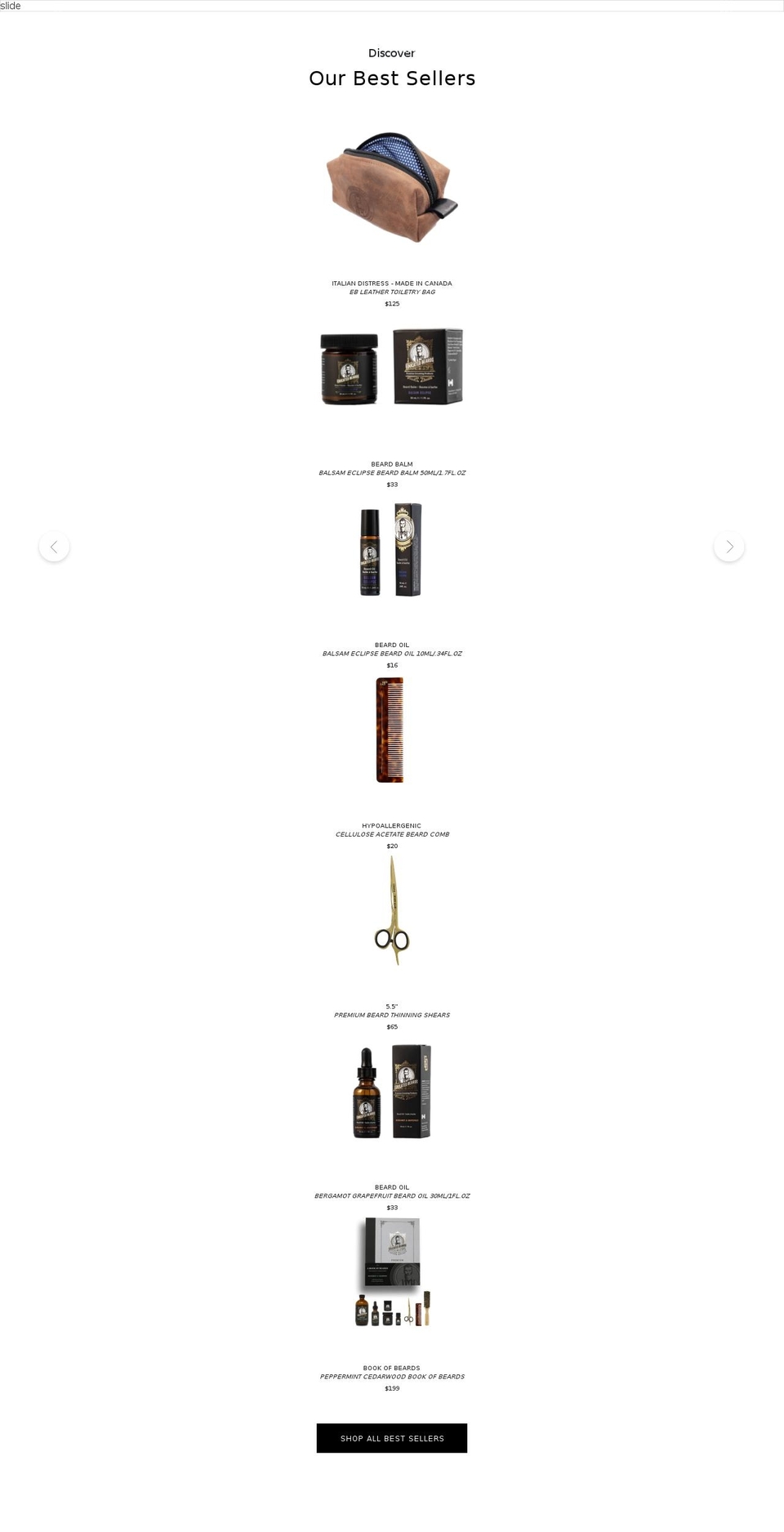 educatedbeards.ca shopify website screenshot