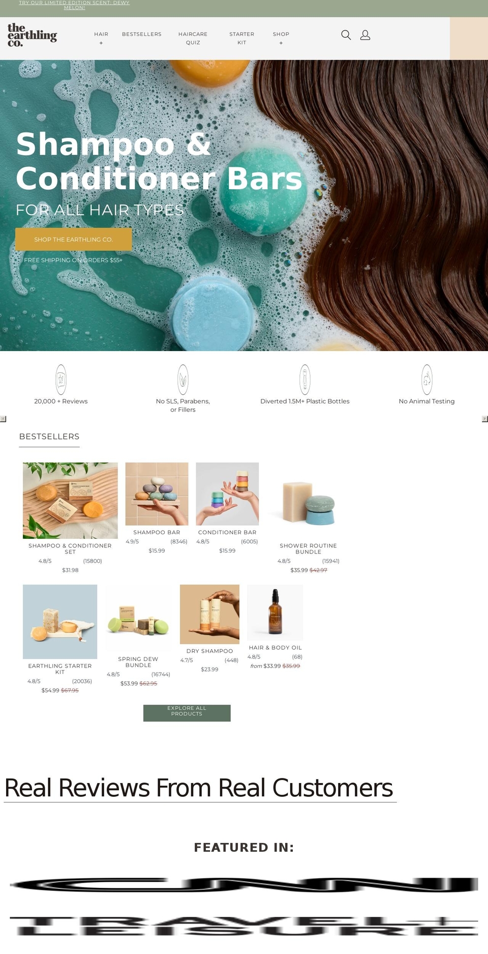 educatedearthling.com — Shopify storefront screenshot