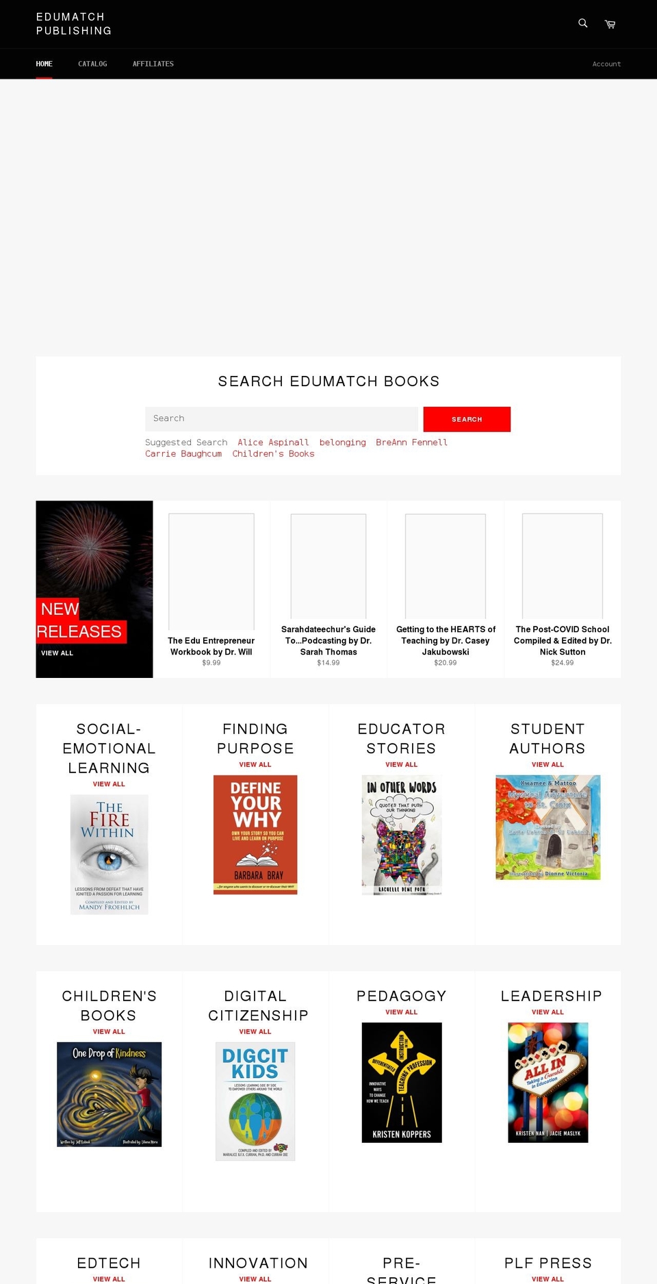 edumatch-publishing.myshopify.com shopify website screenshot