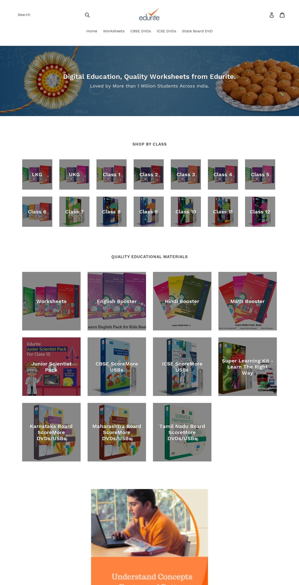 eduriteonline.com shopify website screenshot