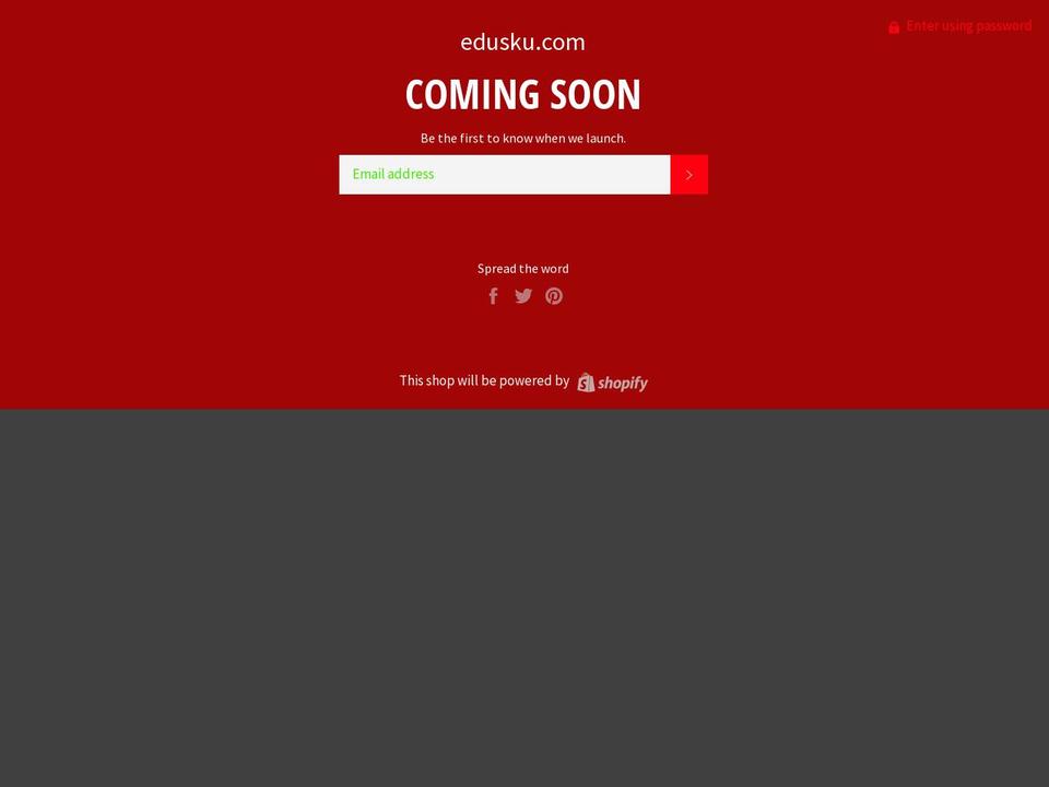 edusku.com — Shopify storefront screenshot