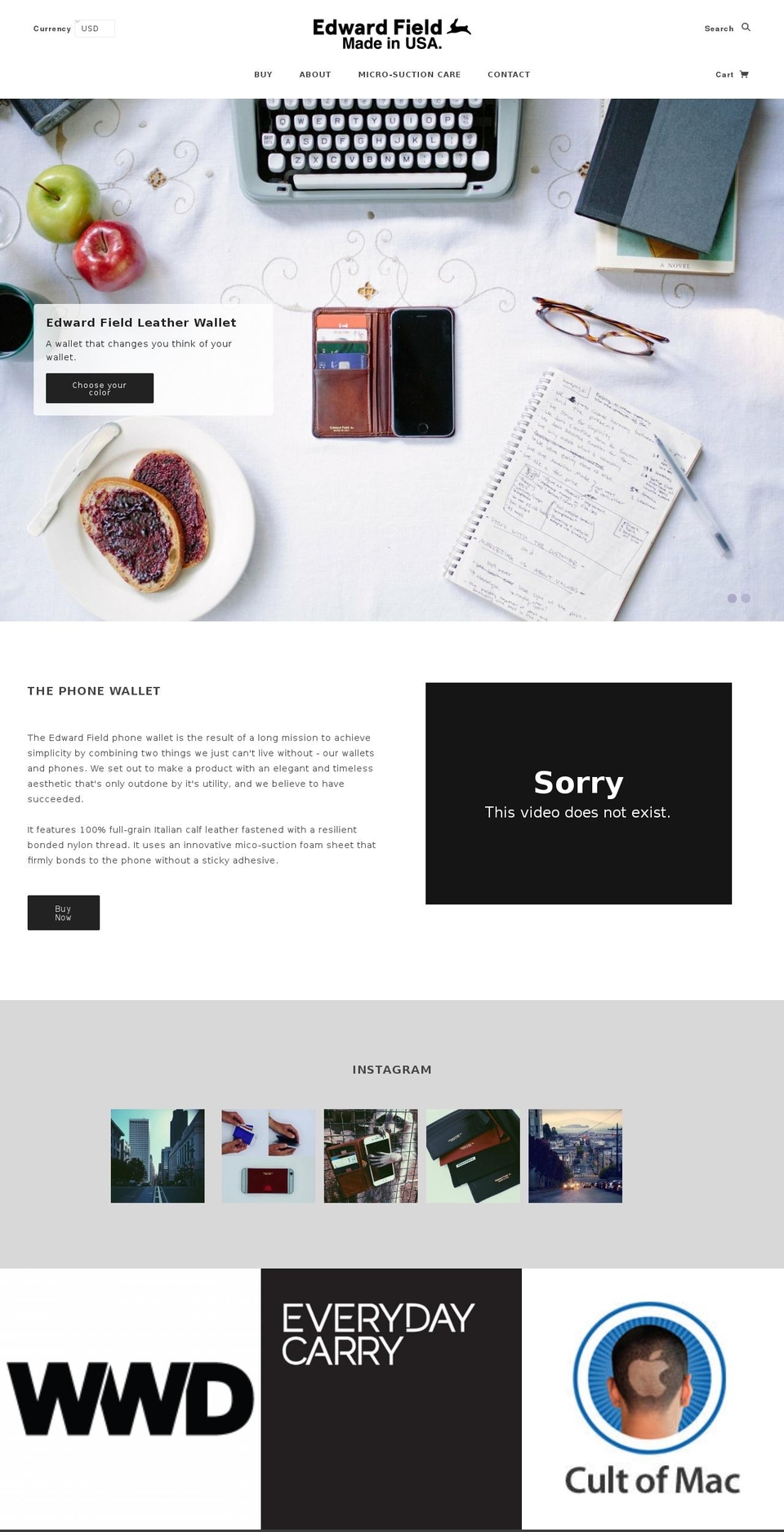 edward-field.com shopify website screenshot