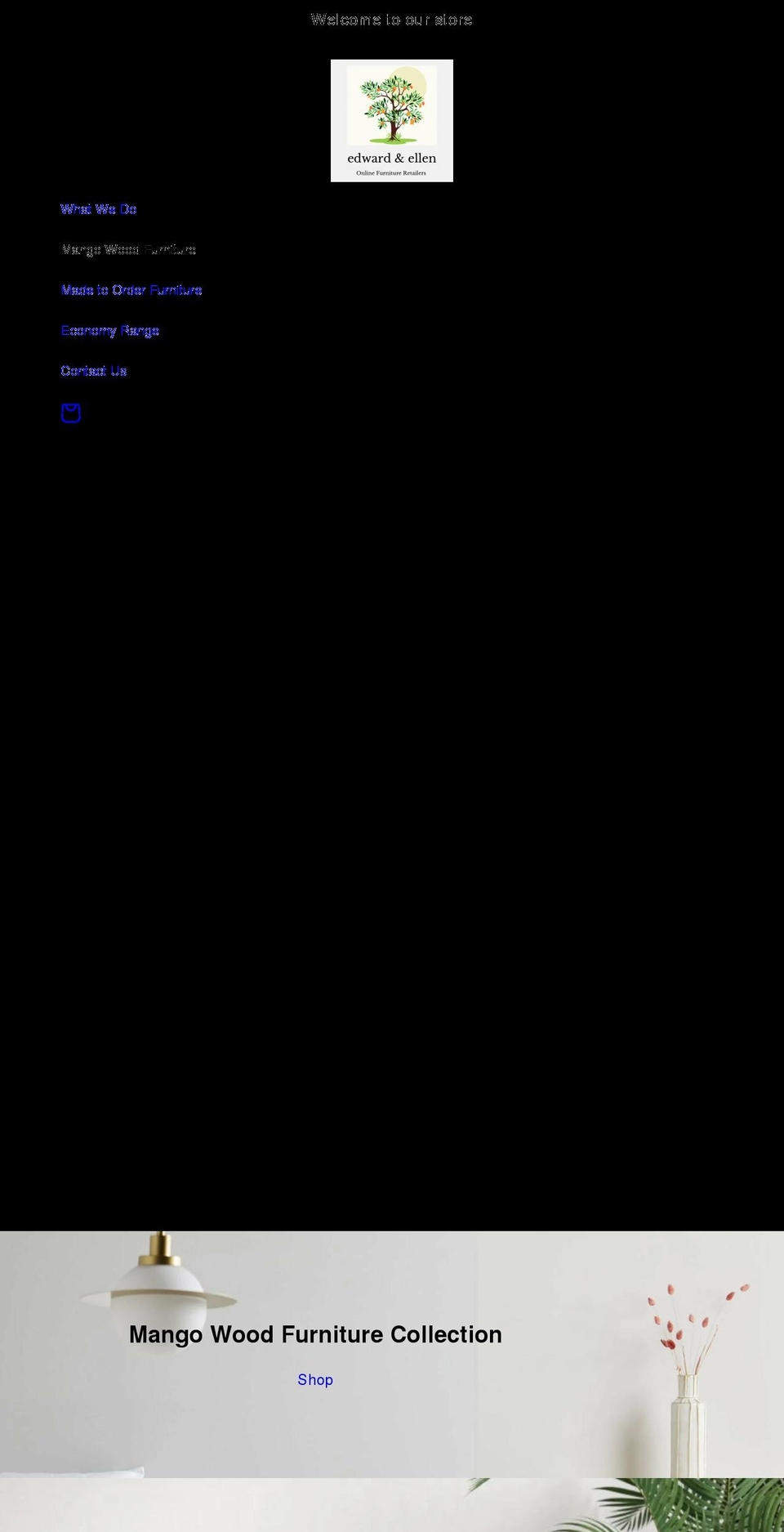 edwardandellen.co.uk shopify website screenshot