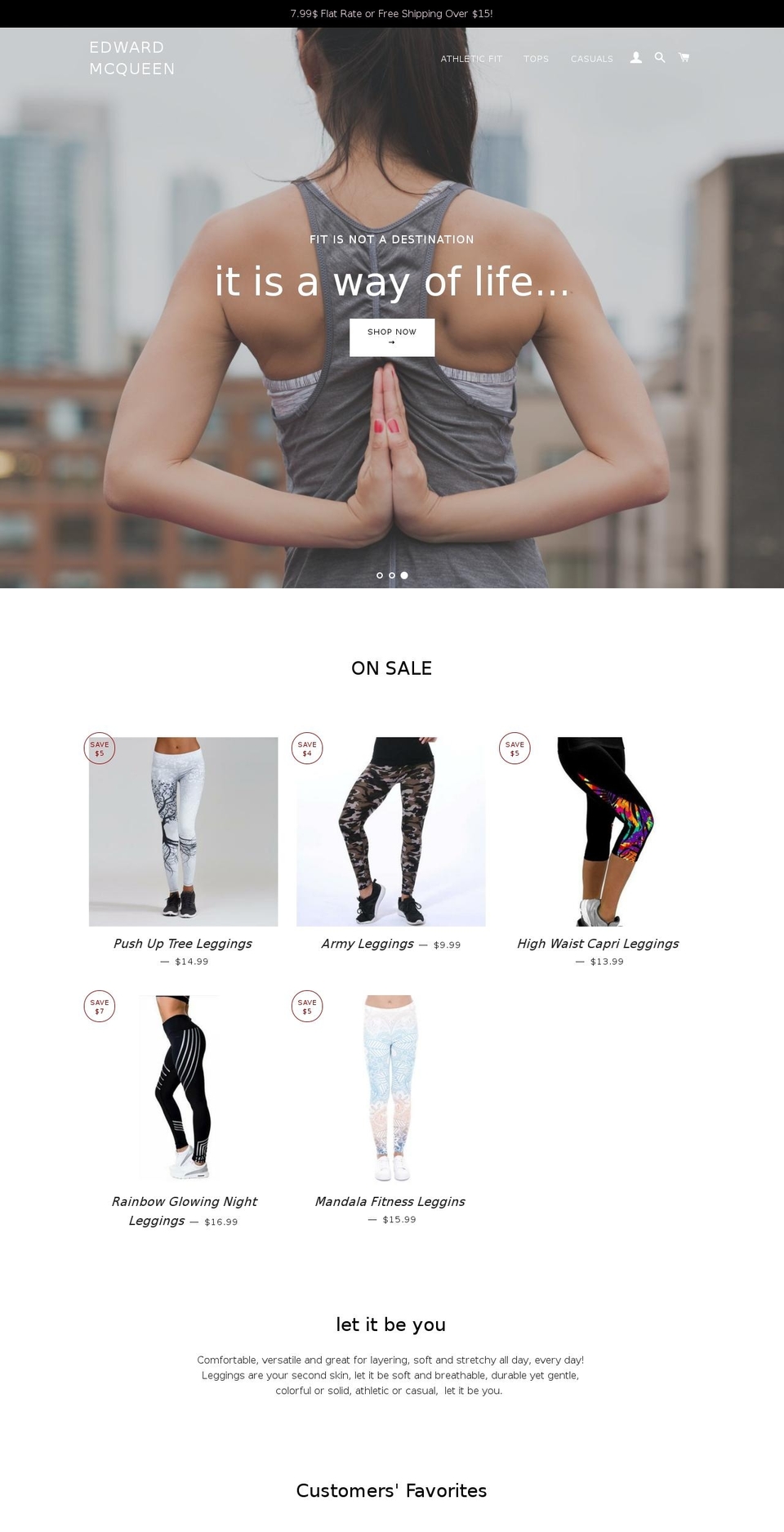edwardmcqueen.com shopify website screenshot