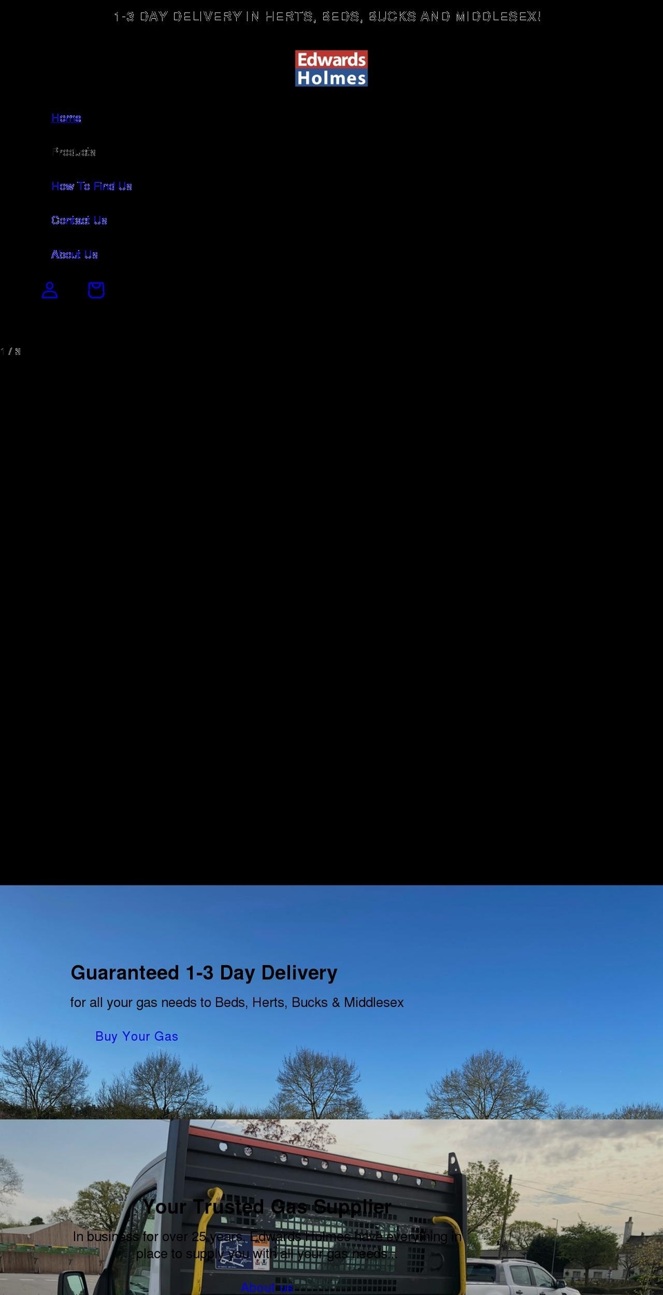 edwardsholmes.com shopify website screenshot