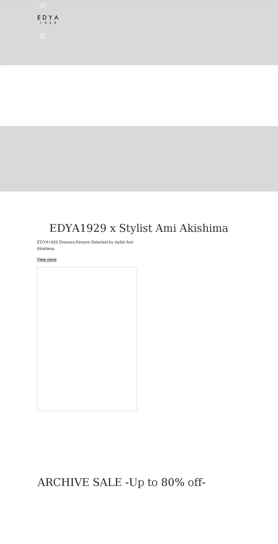 edya1929.com shopify website screenshot