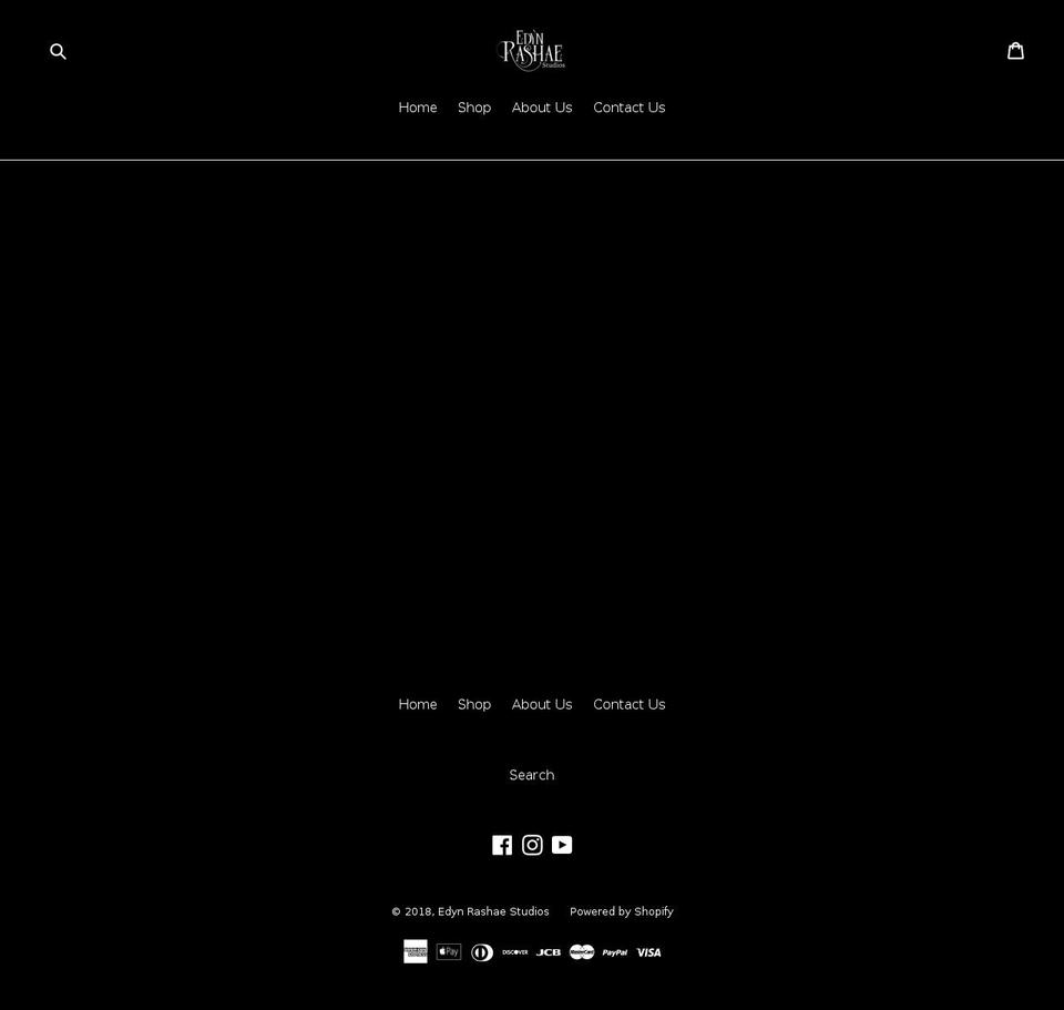 edynrashae.com — Shopify storefront screenshot