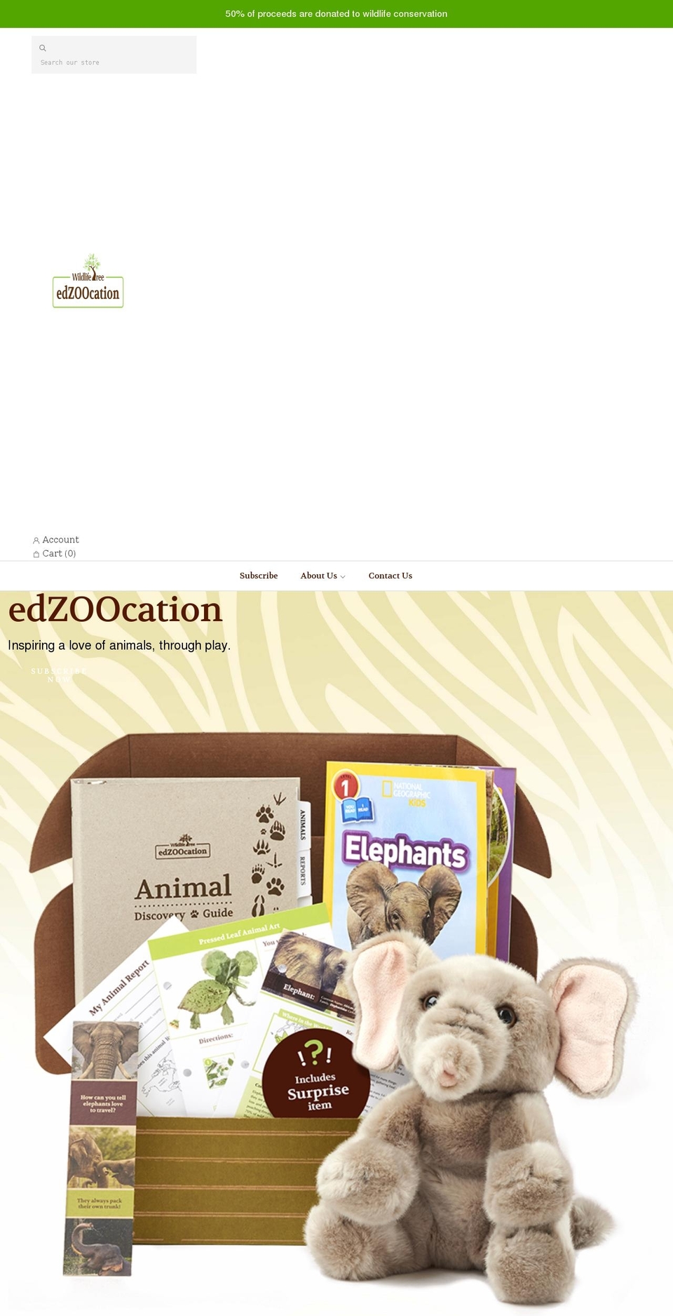 retailmain Shopify theme site example edzoocation.com