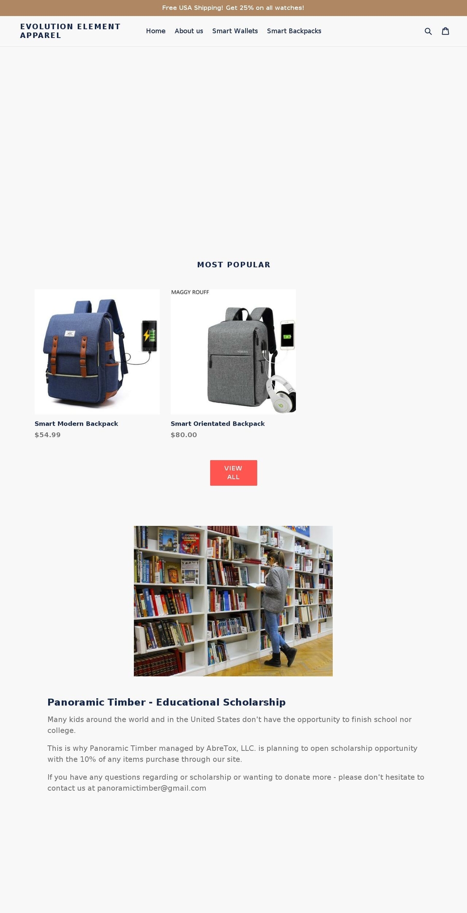 eeapparel.com — Shopify storefront screenshot