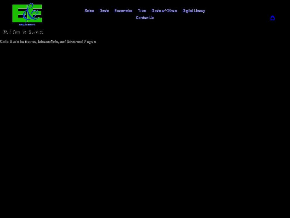 eecellomusic.com shopify website screenshot