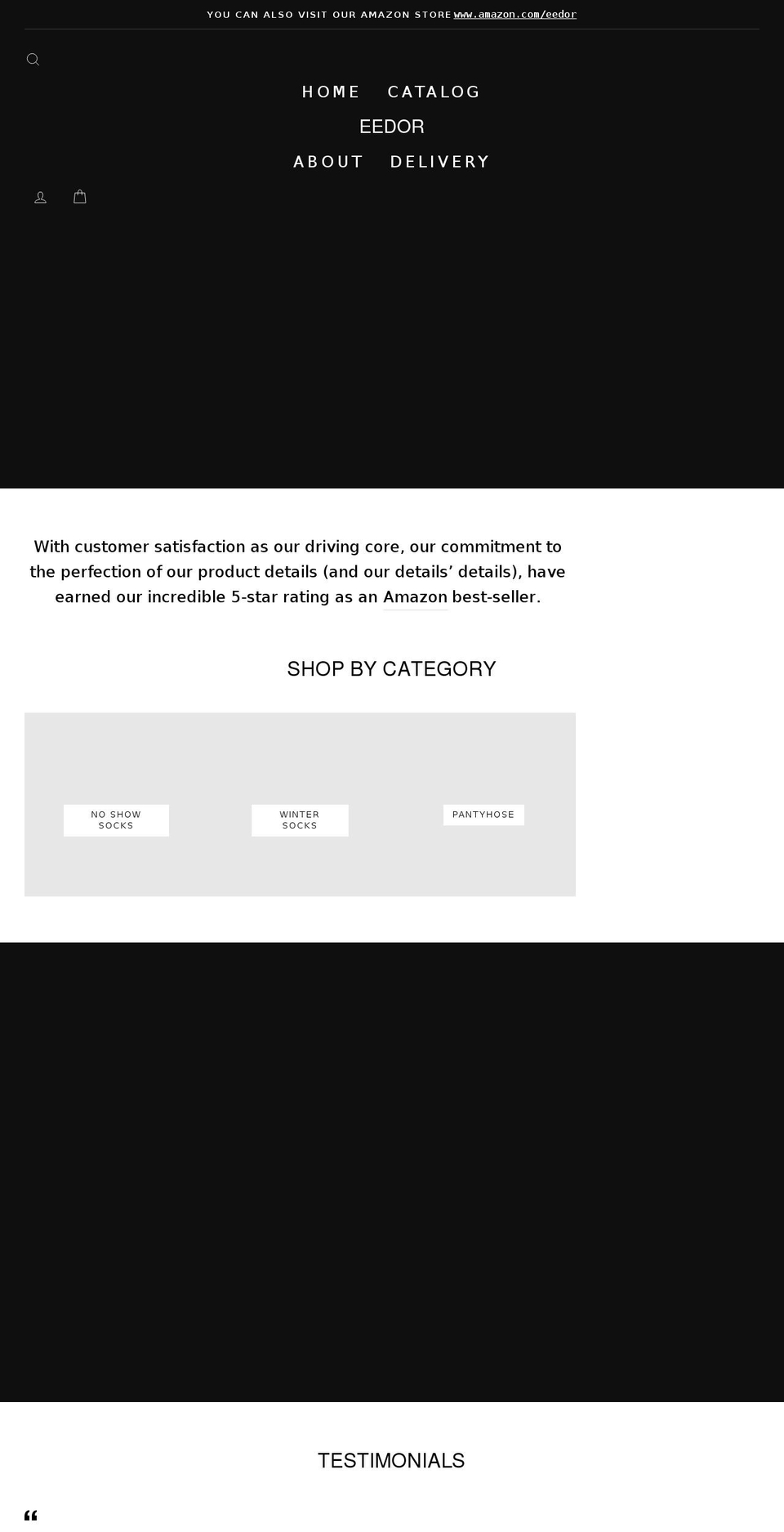 eedorsocks.com — Shopify storefront screenshot