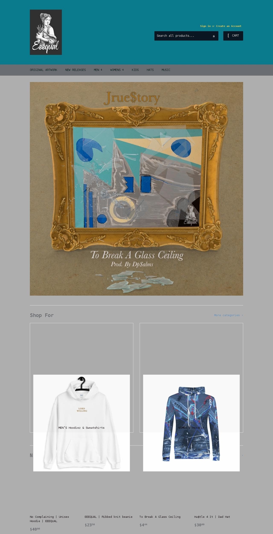 eeequal.com shopify website screenshot
