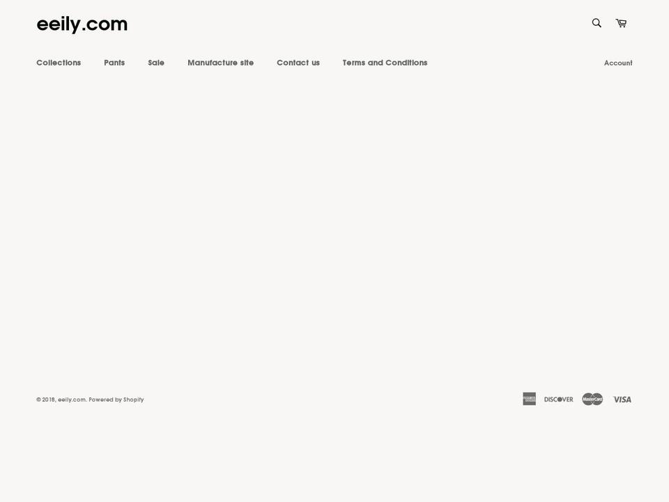 eeily.com shopify website screenshot