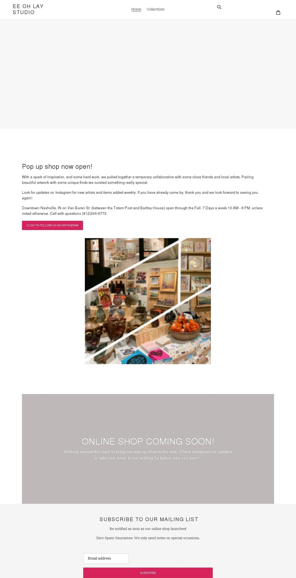 eeohlay.com shopify website screenshot