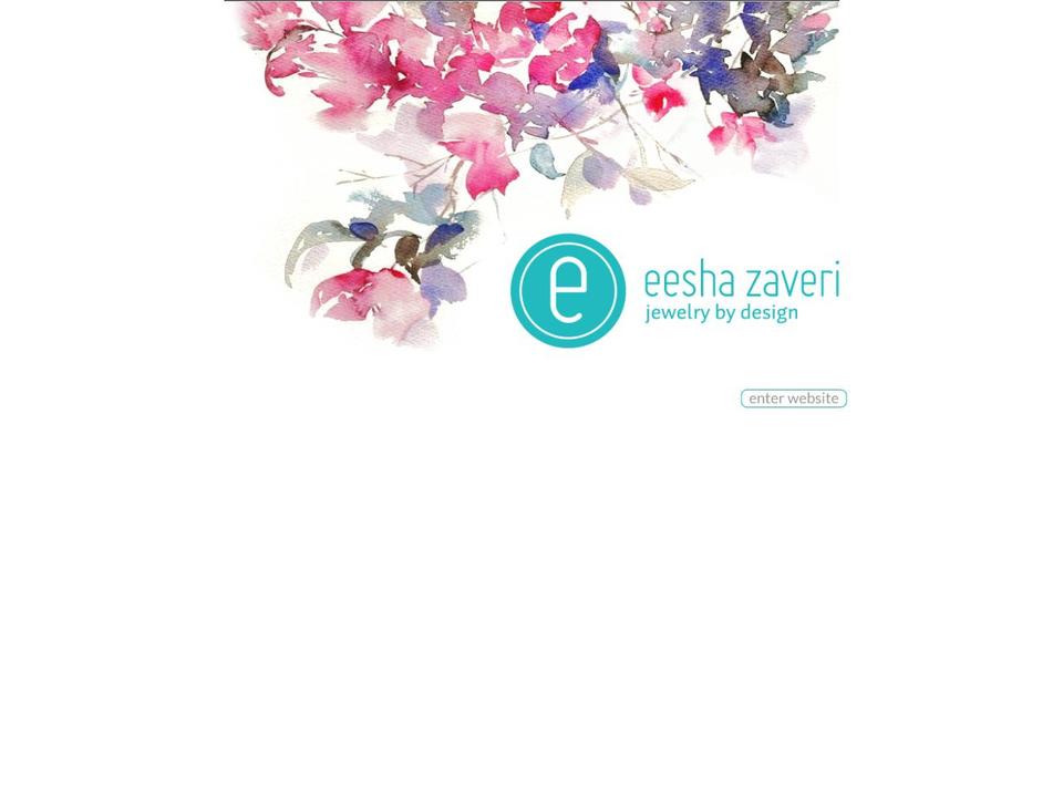 eeshazaverijewelry.com — Shopify storefront screenshot