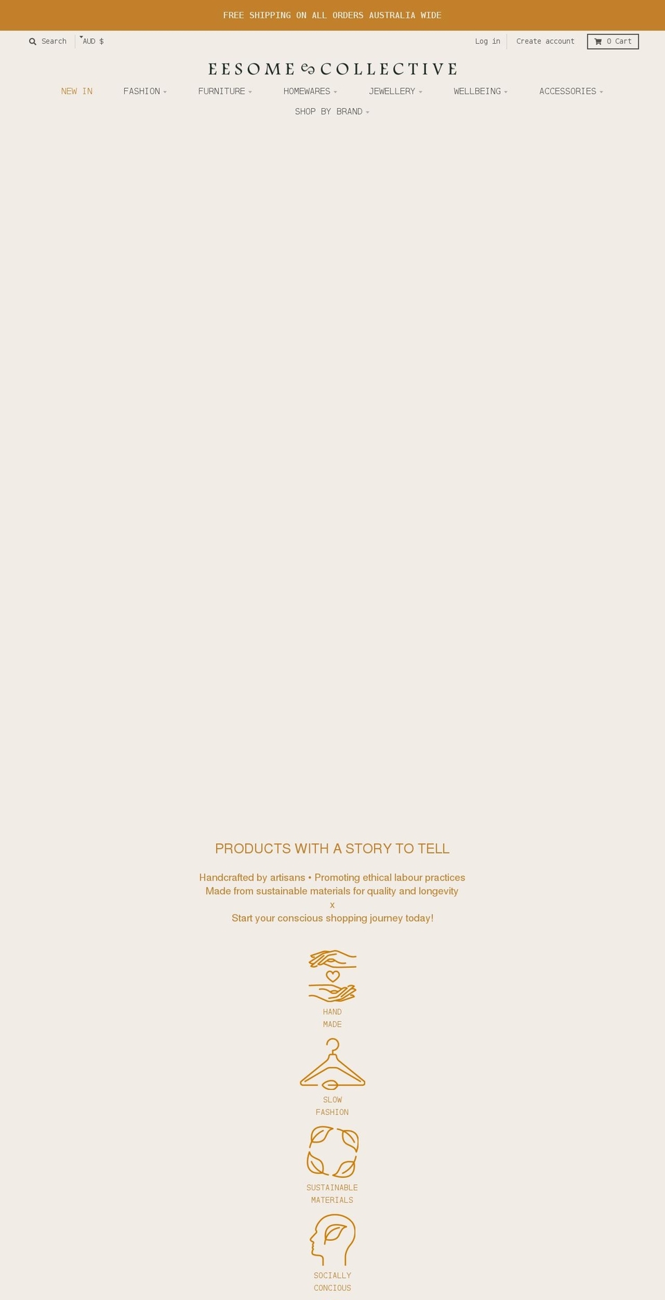 eesomecollective.com.au shopify website screenshot