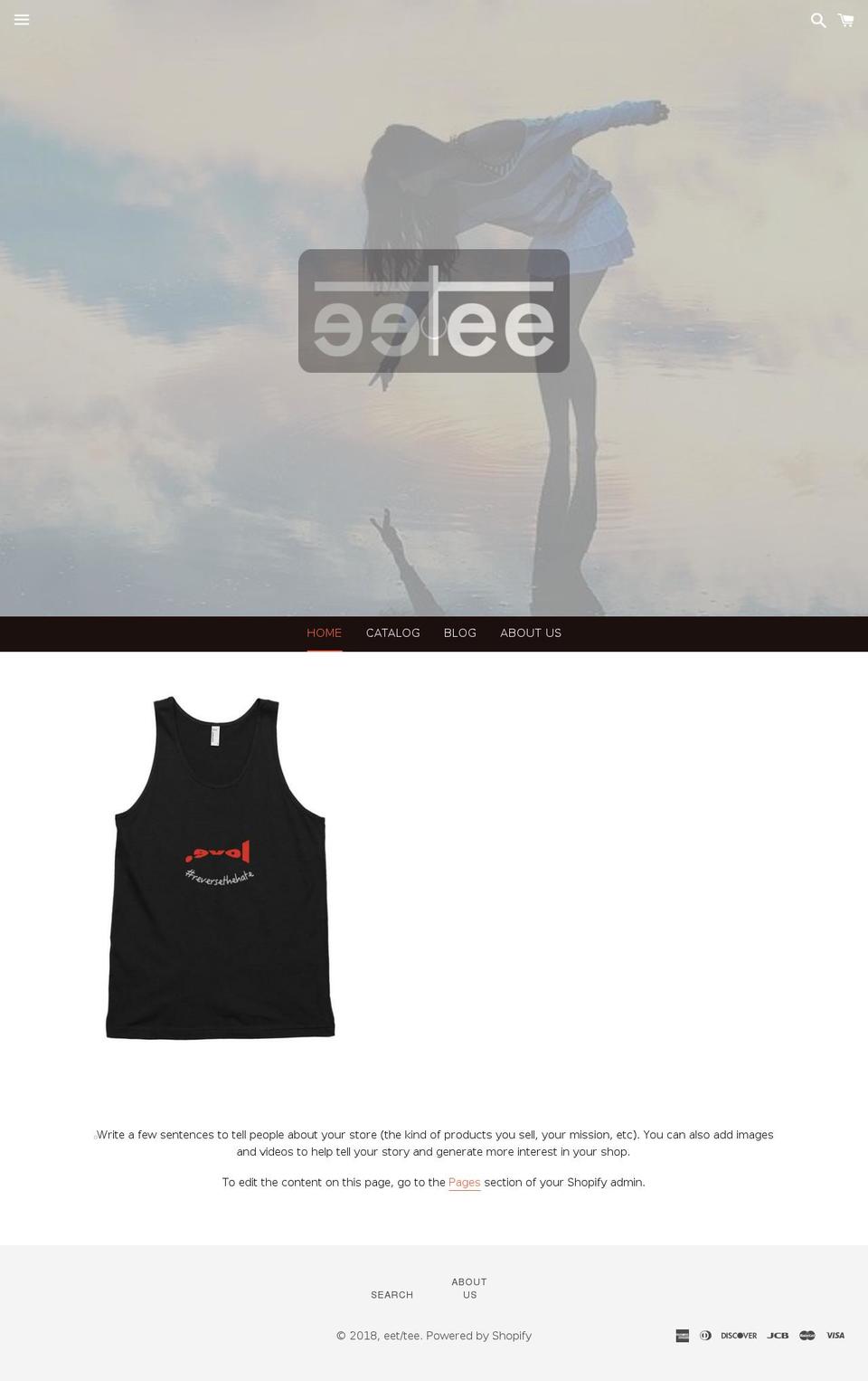 eettee.net shopify website screenshot