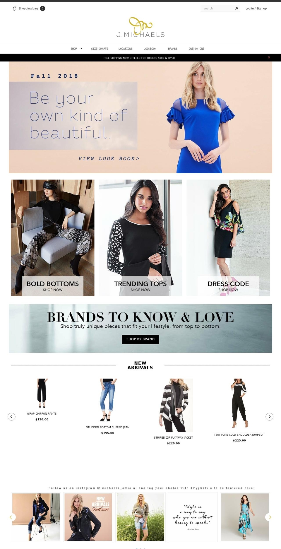 J. Michaels Shopify theme site example eevaandco.ca