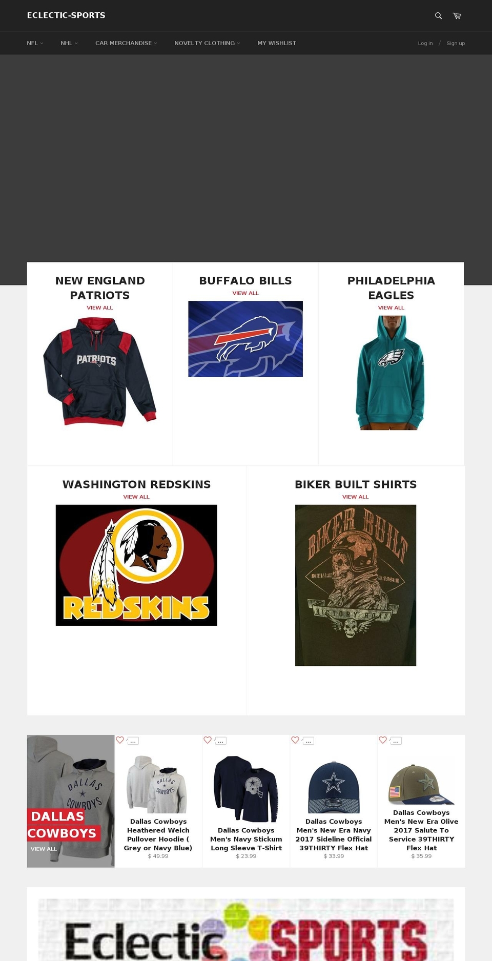 eewsports.com — Shopify storefront screenshot