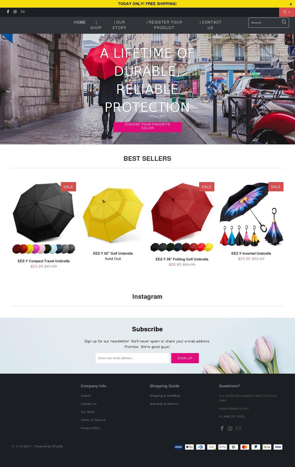 eez-y.com — Shopify storefront screenshot