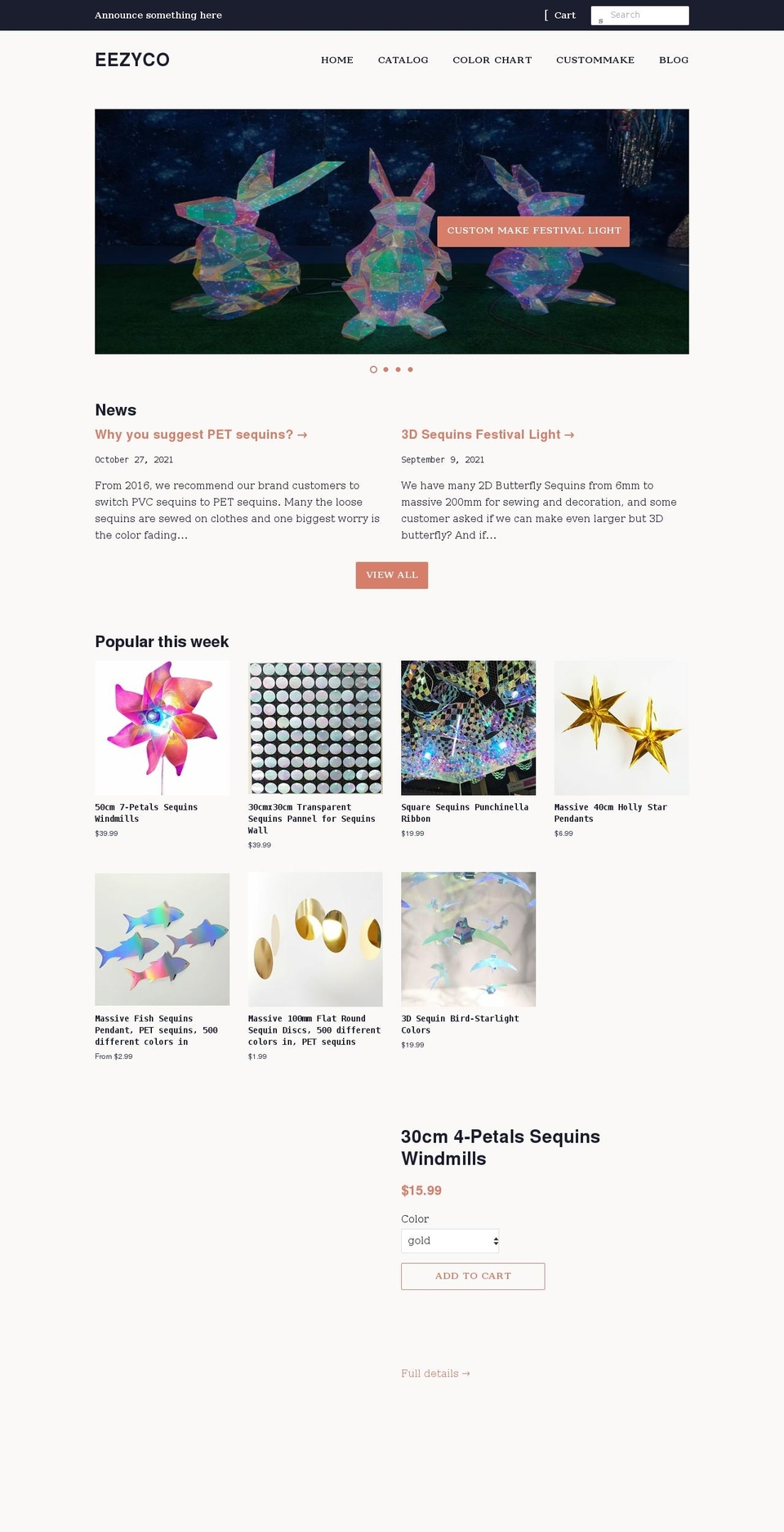 eezyco.com shopify website screenshot
