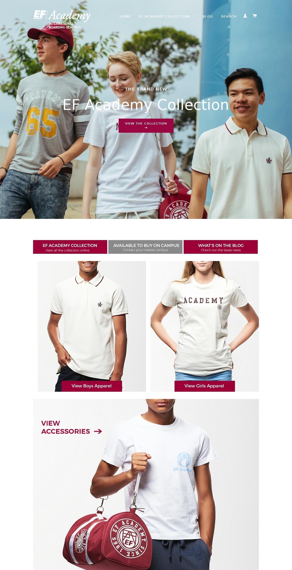 efacademyshop.com shopify website screenshot