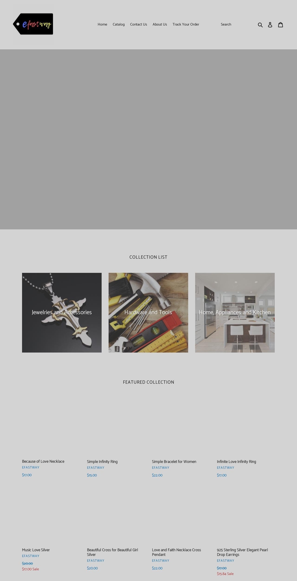 efastway.com — Shopify storefront screenshot