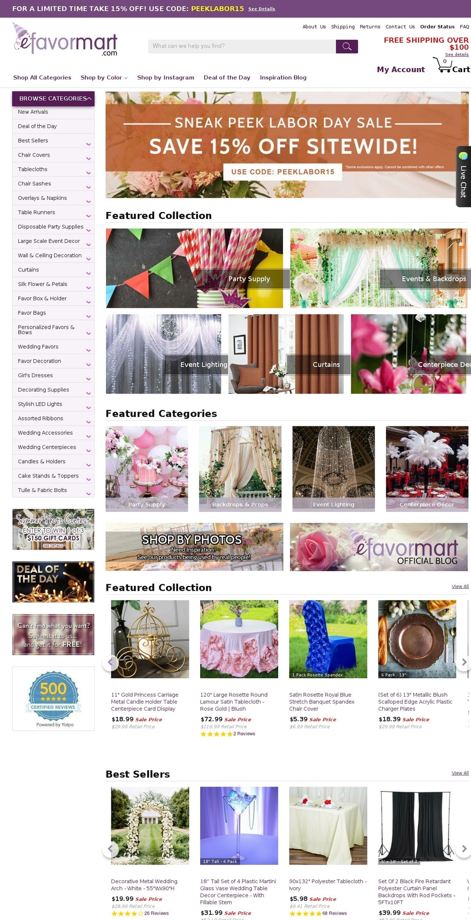efavormart-new.myshopify.com shopify website screenshot