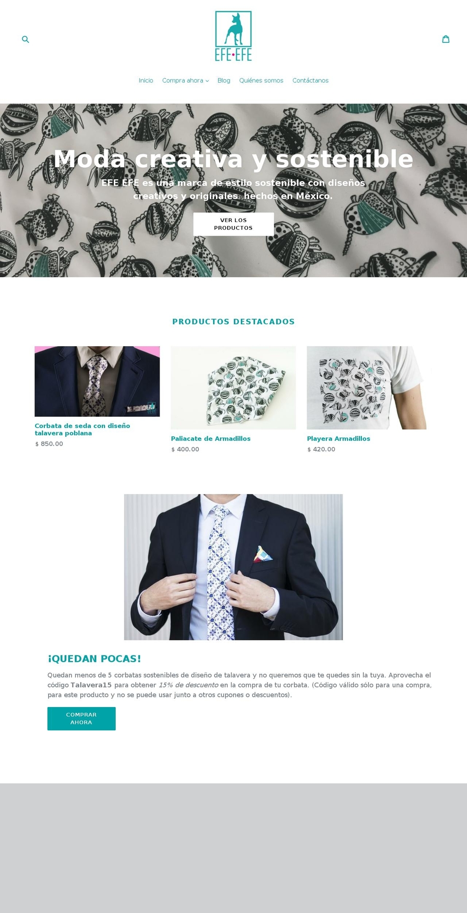 efeefe.net shopify website screenshot