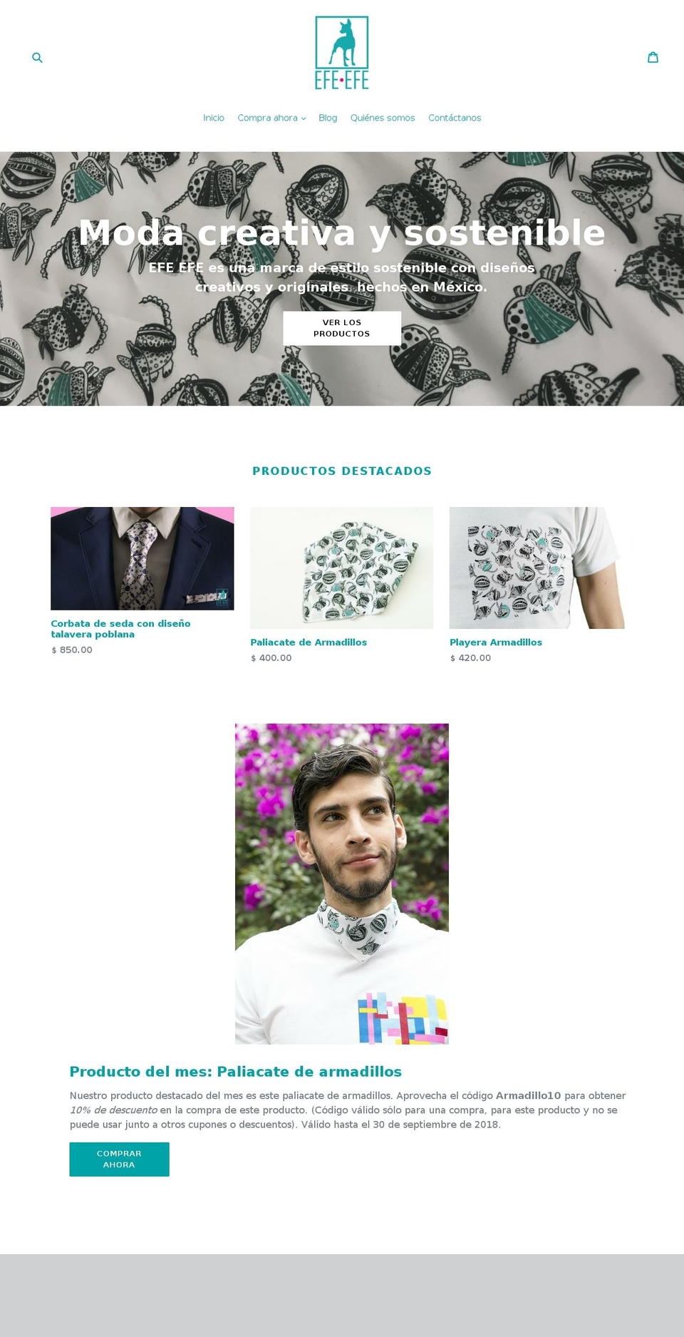 efeefe.org shopify website screenshot